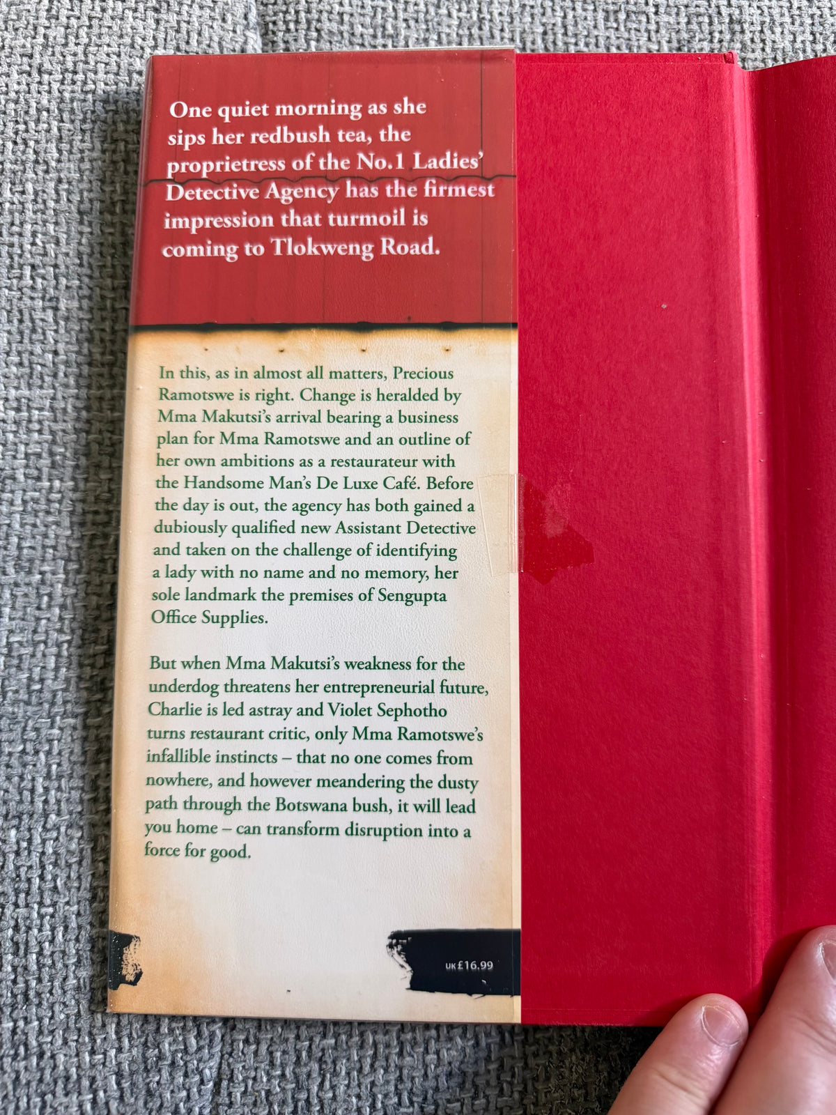2014*1st* The Handsome Man’s Deluxe Cafe - Alexander McCall Smith(Little Brown)