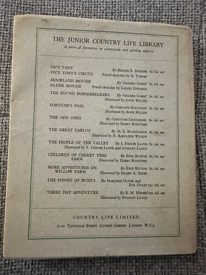 1949 Misty The Grey Pony - Joyce M. Lennon (Harry Rountree Illust) Country Life
