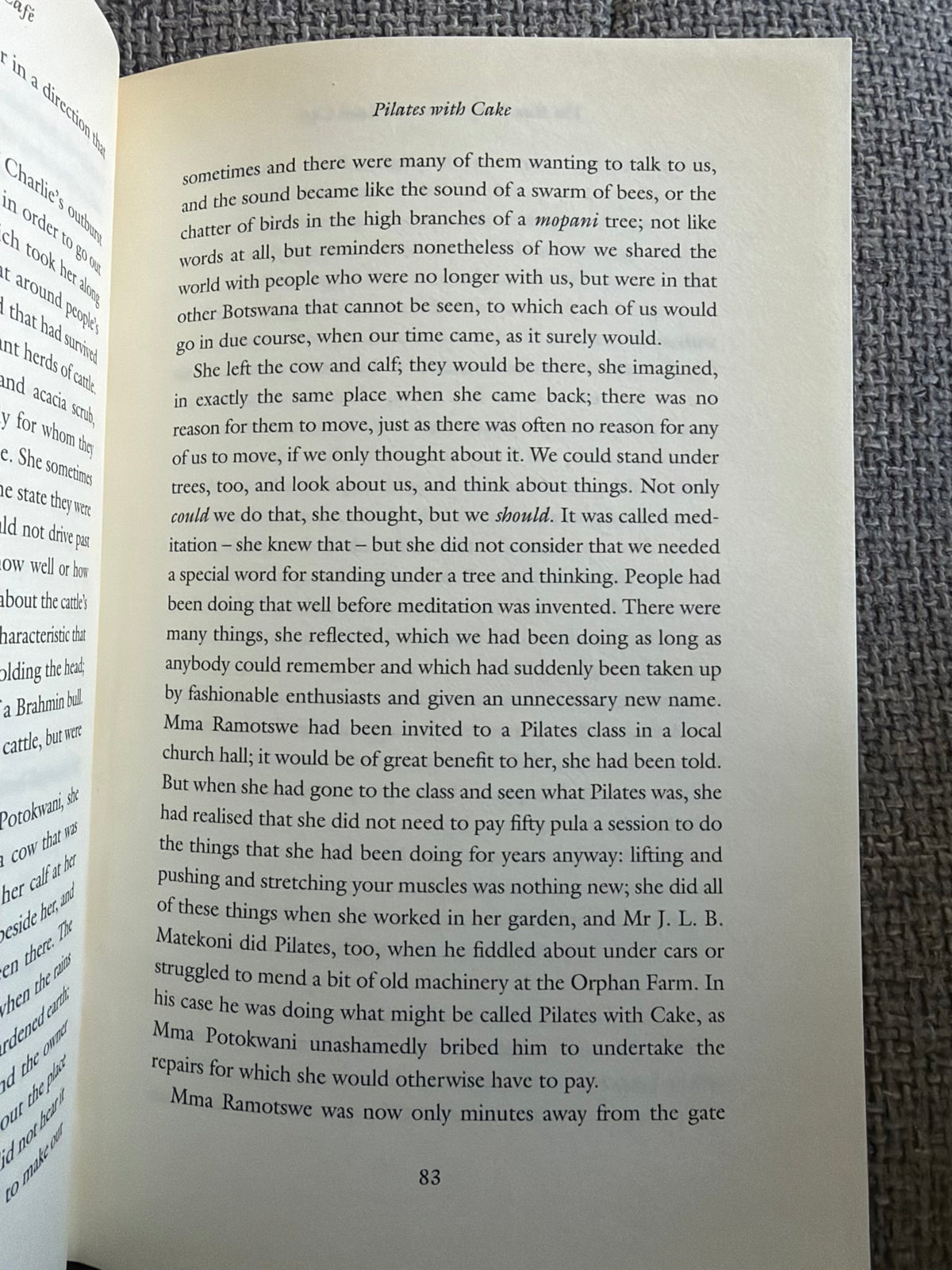 2014*1st* The Handsome Man’s Deluxe Cafe - Alexander McCall Smith(Little Brown)