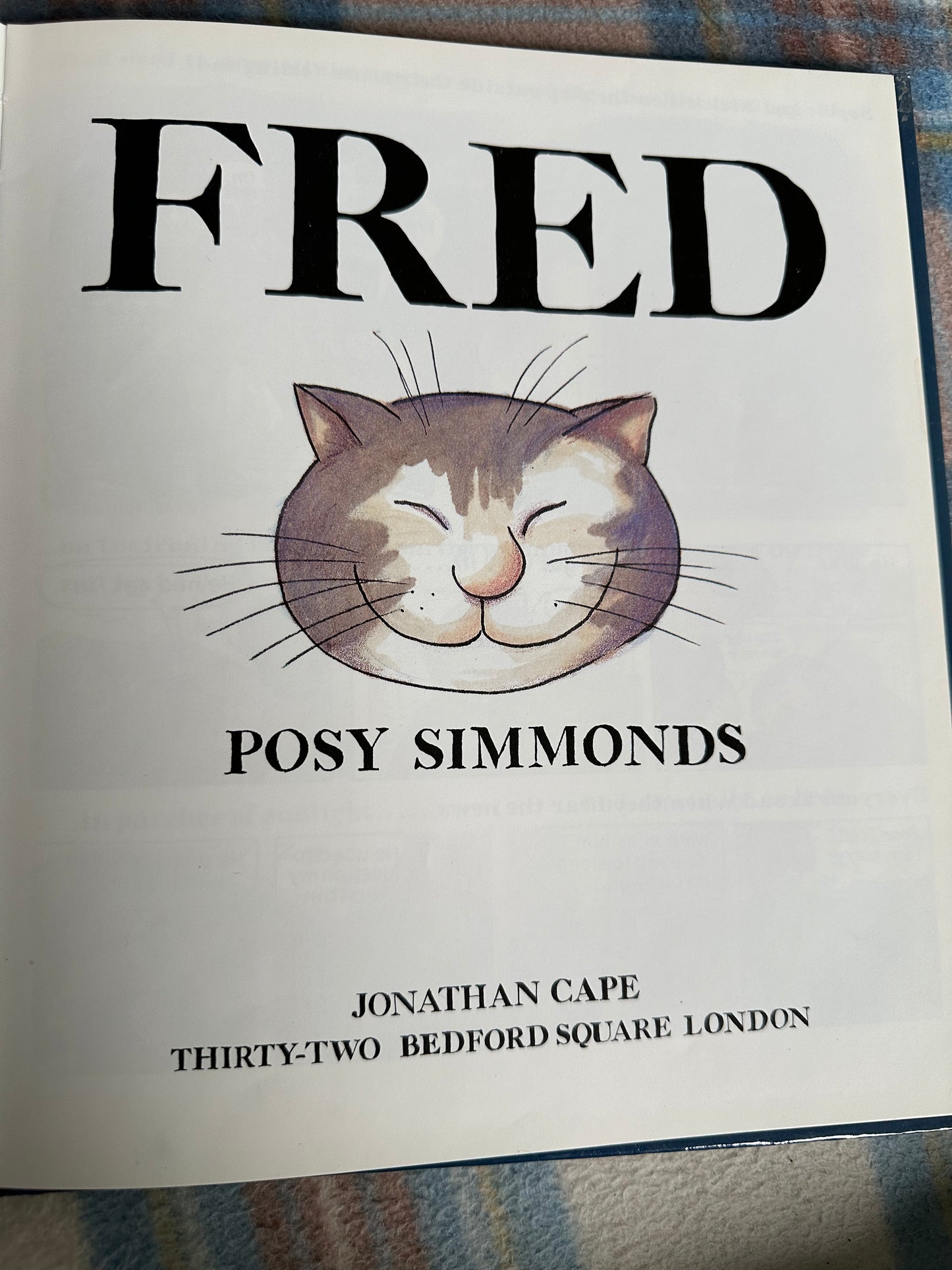 1987*1st* Fred - Posy Simmonds(Jonathan Cape publisher)