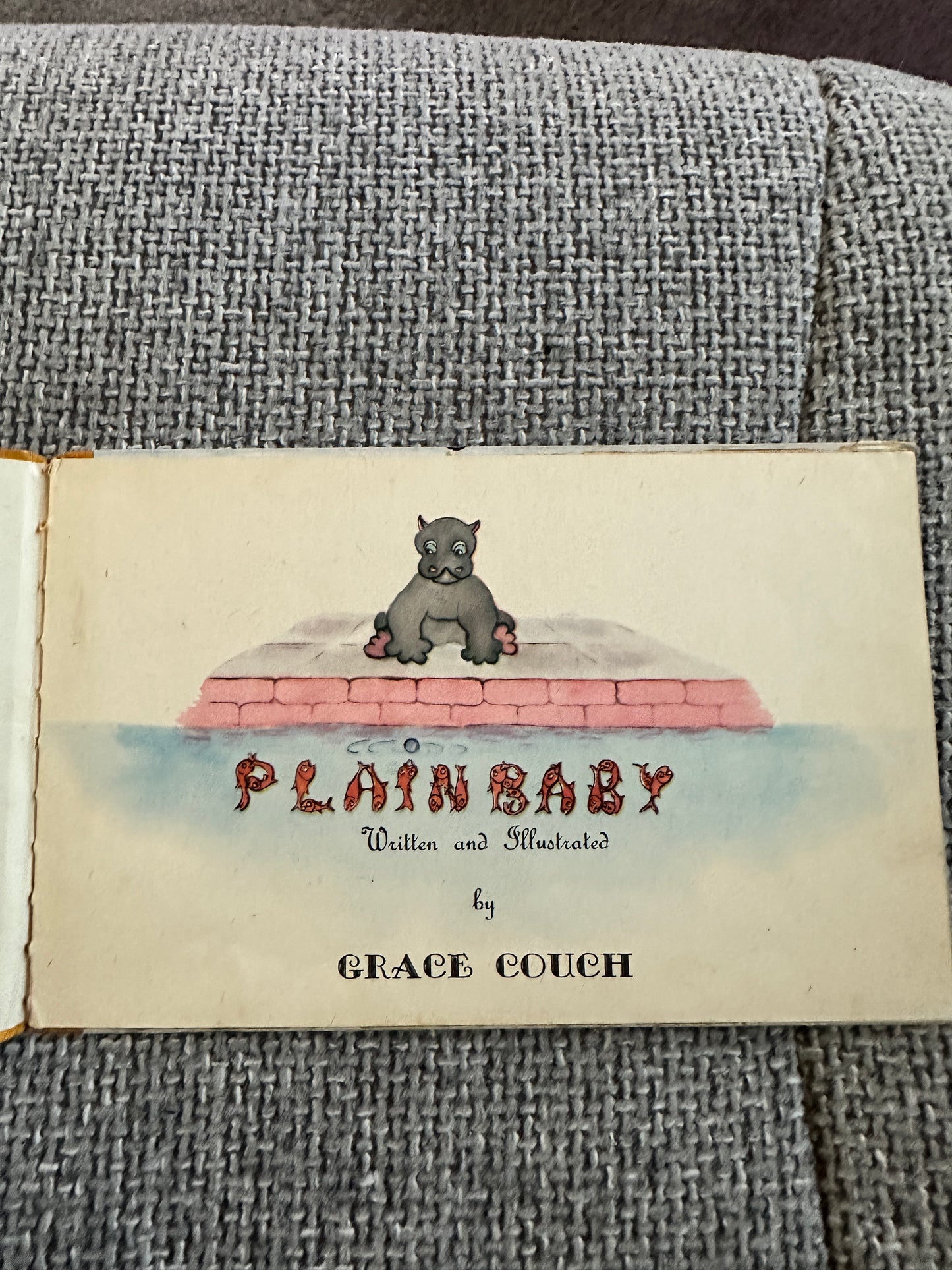 1945 Plain Baby(Spikey Book)Grace Couch (William Lewis Printers)