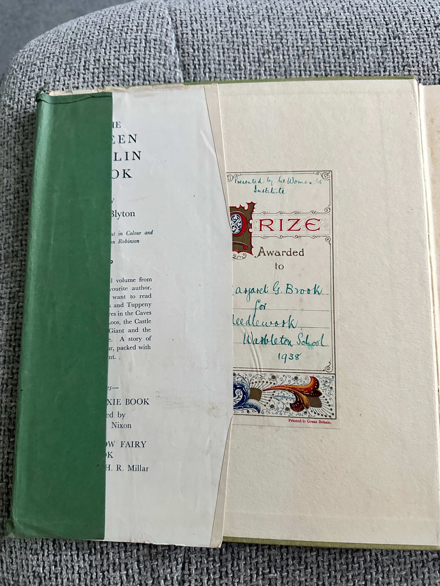 1935 The Green Goblin Book Enid Blyton First Edition