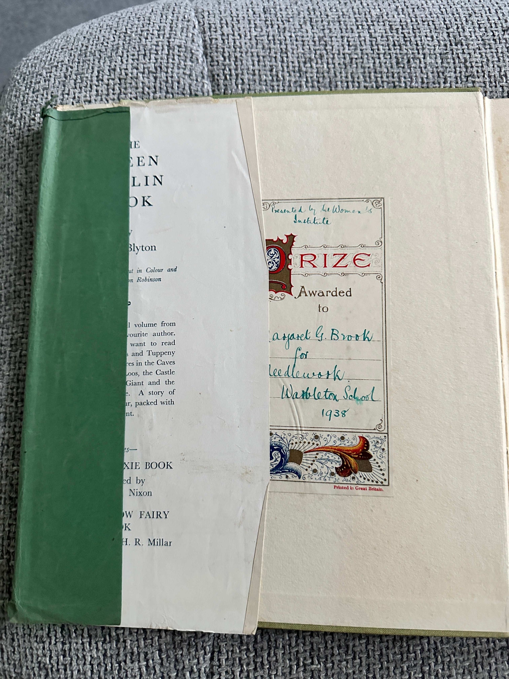 1935 The Green Goblin Book Enid Blyton First Edition
