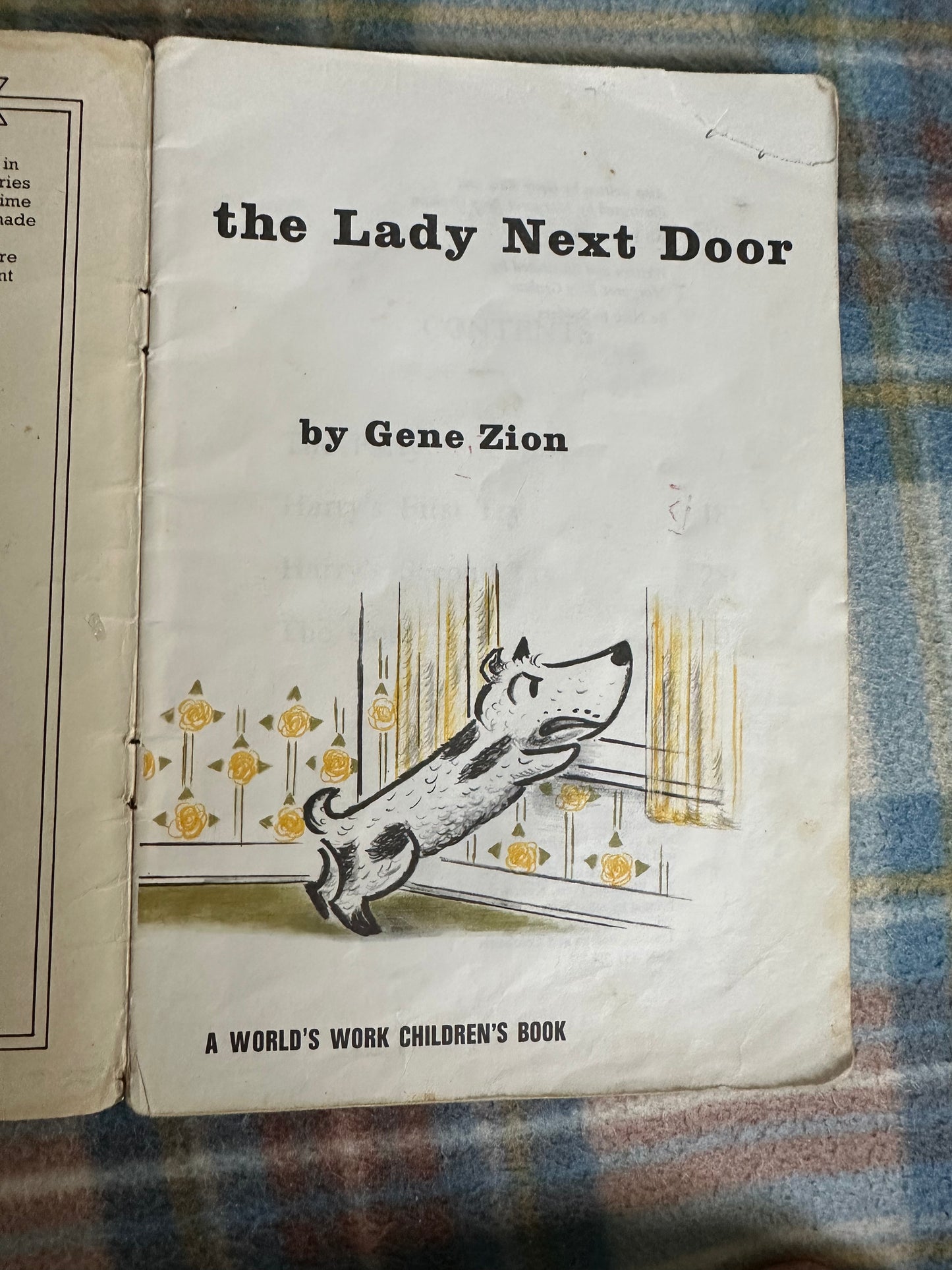 1977 Harry & The Lady Next Door - Gene Zion(illustrated by Margaret Bloy Graham) The Worlds Work