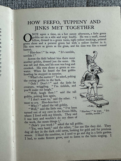 1935 The Green Goblin Book Enid Blyton First Edition