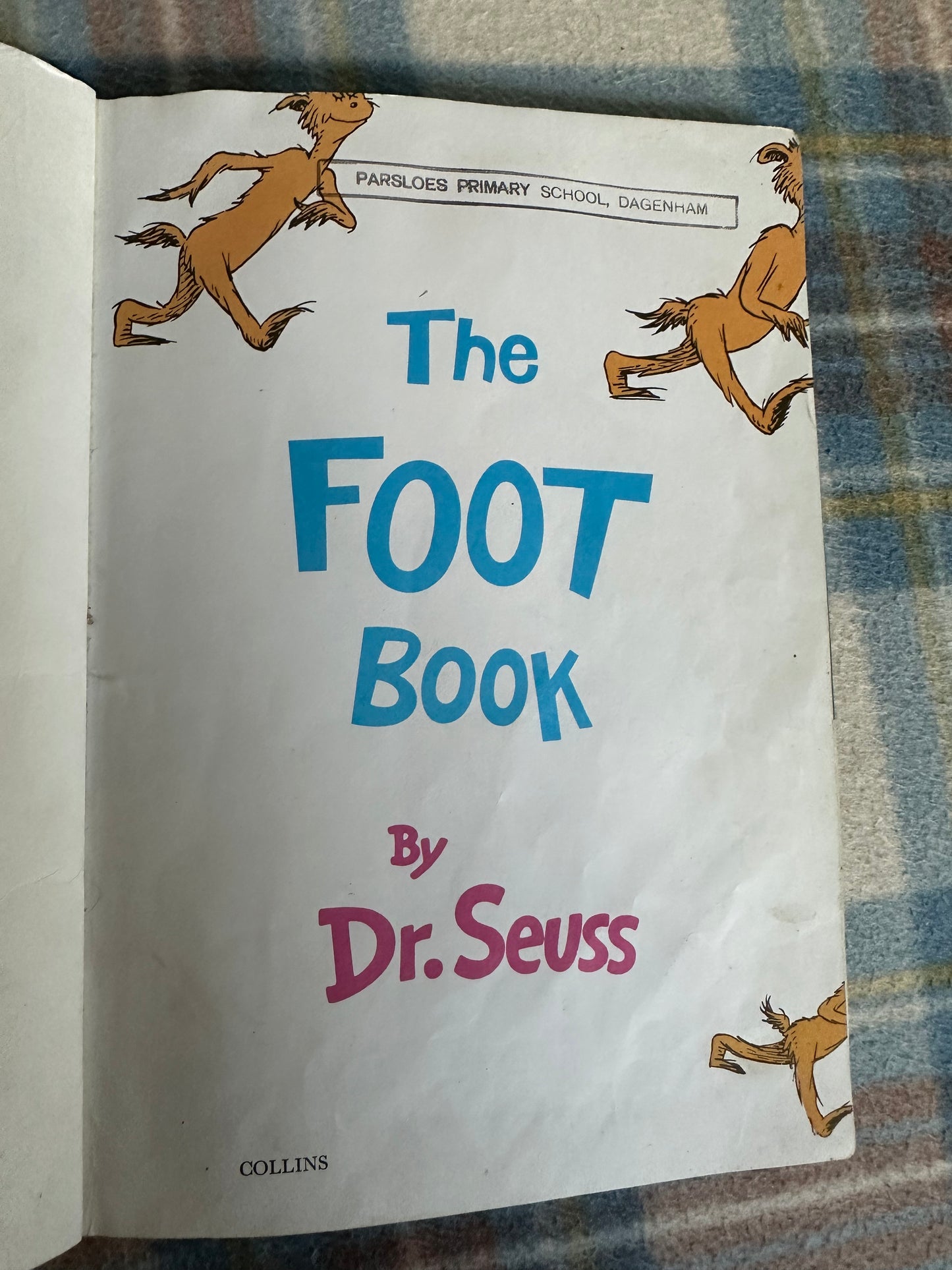 1973 The Foot Book - Dr. Seuss(Collins)