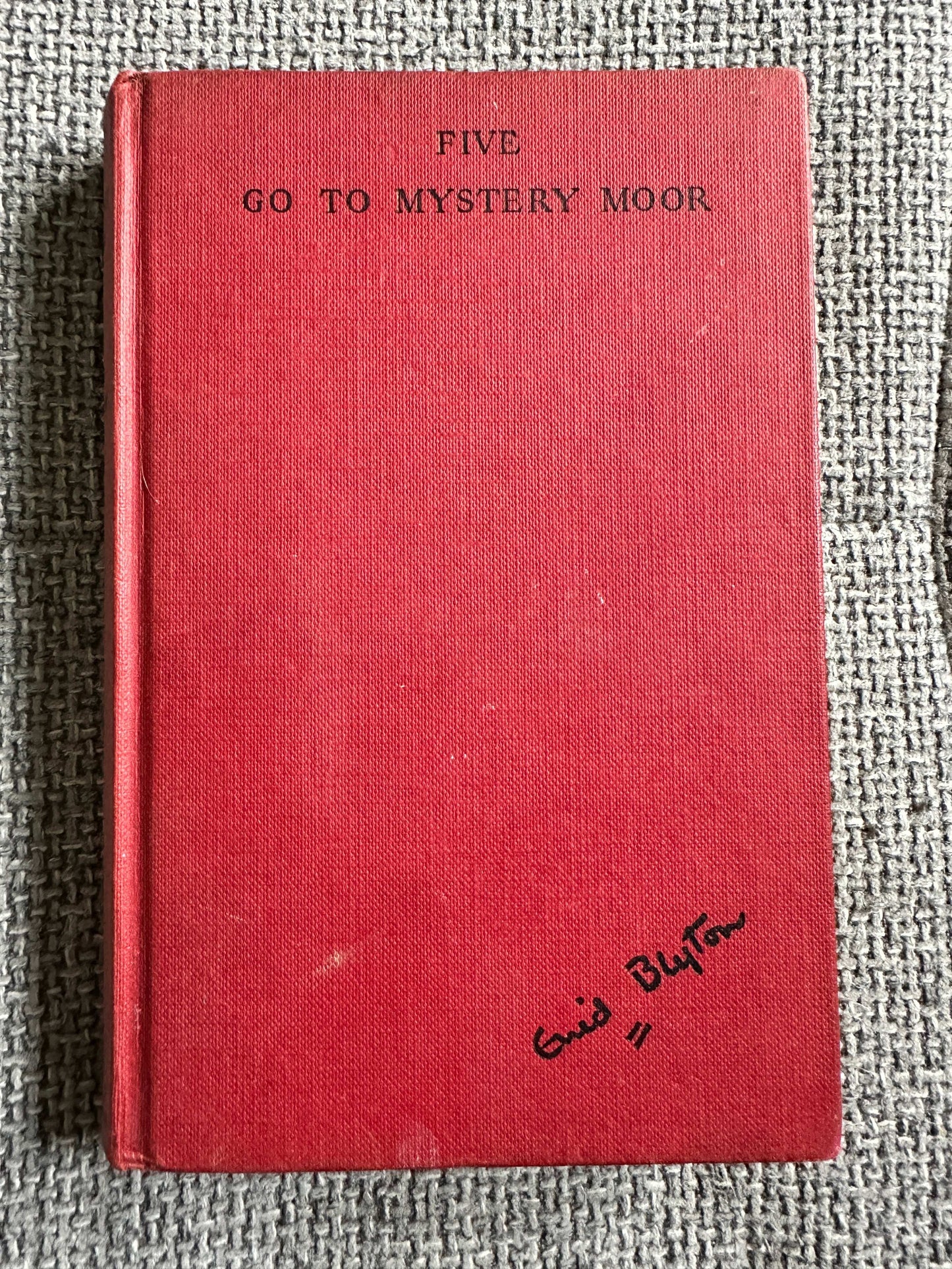 1954*1st* Five Go To Mystery Moor - Enid Blyton (Hodder & Stoughton)