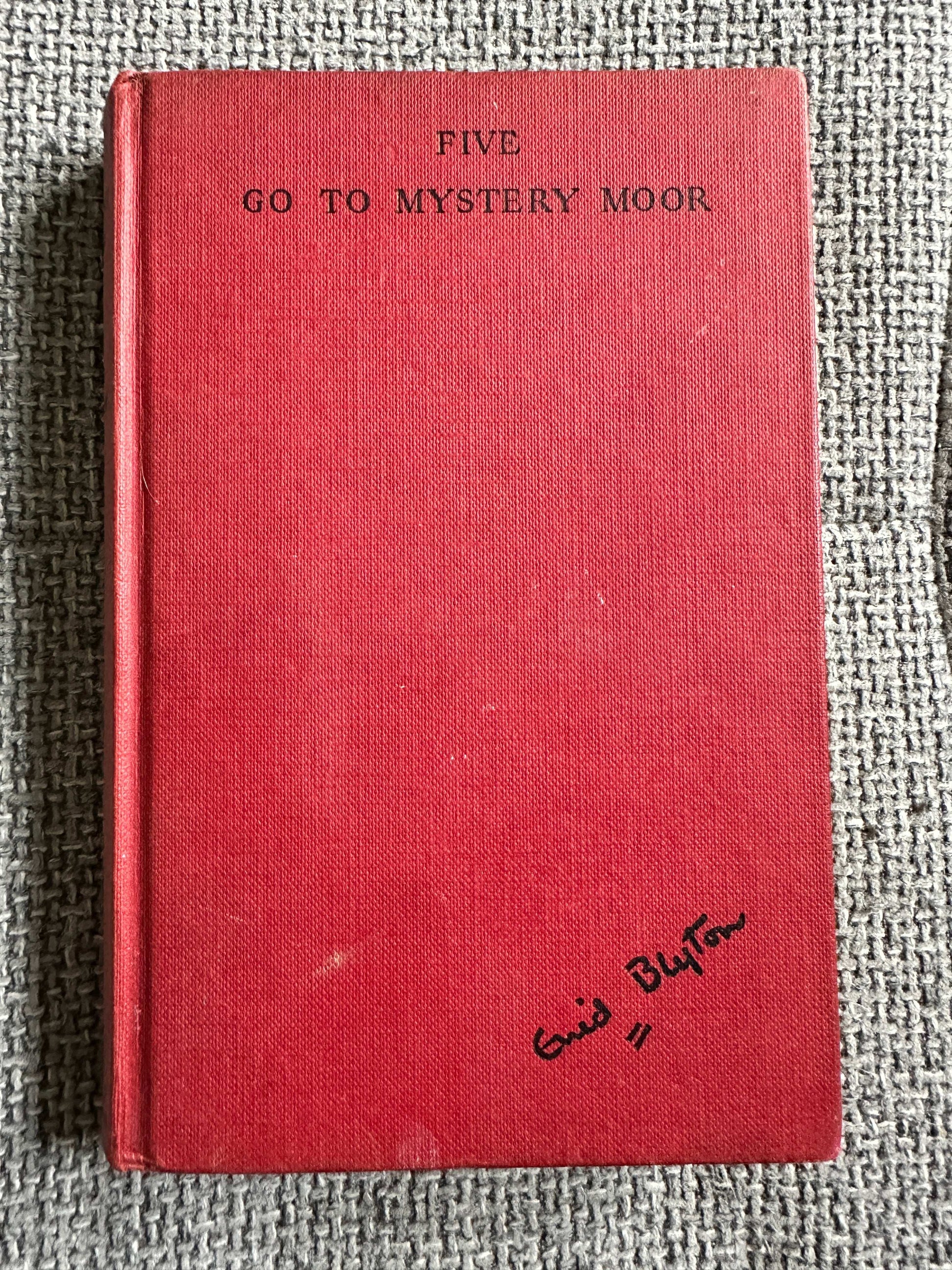 1954*1st* Five Go To Mystery Moor - Enid Blyton (Hodder & Stoughton)