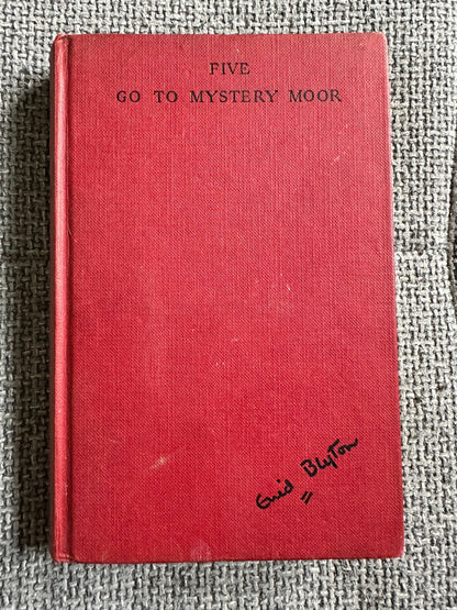 1954*1st* Five Go To Mystery Moor - Enid Blyton (Hodder & Stoughton)