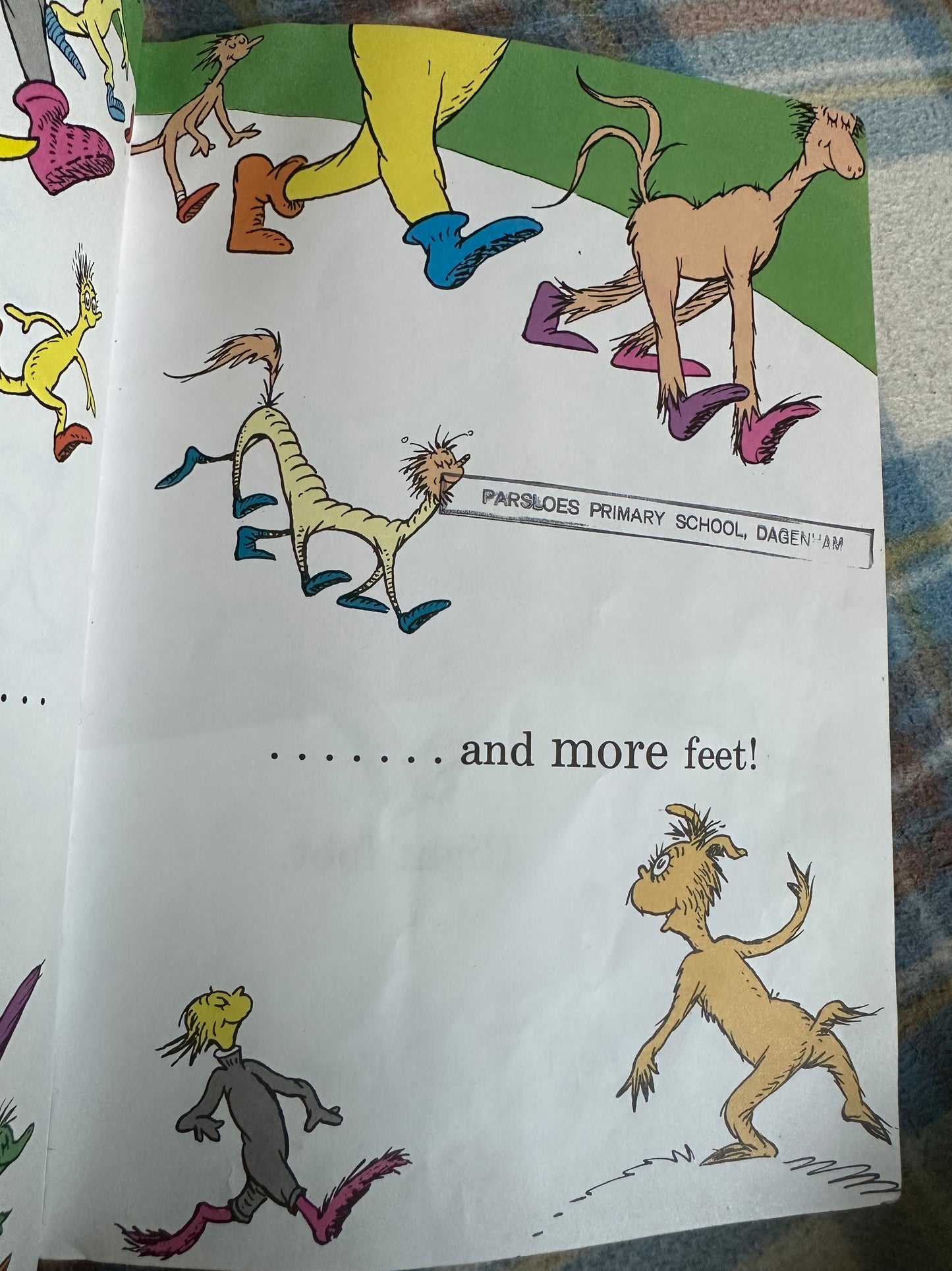 1973 The Foot Book - Dr. Seuss(Collins)