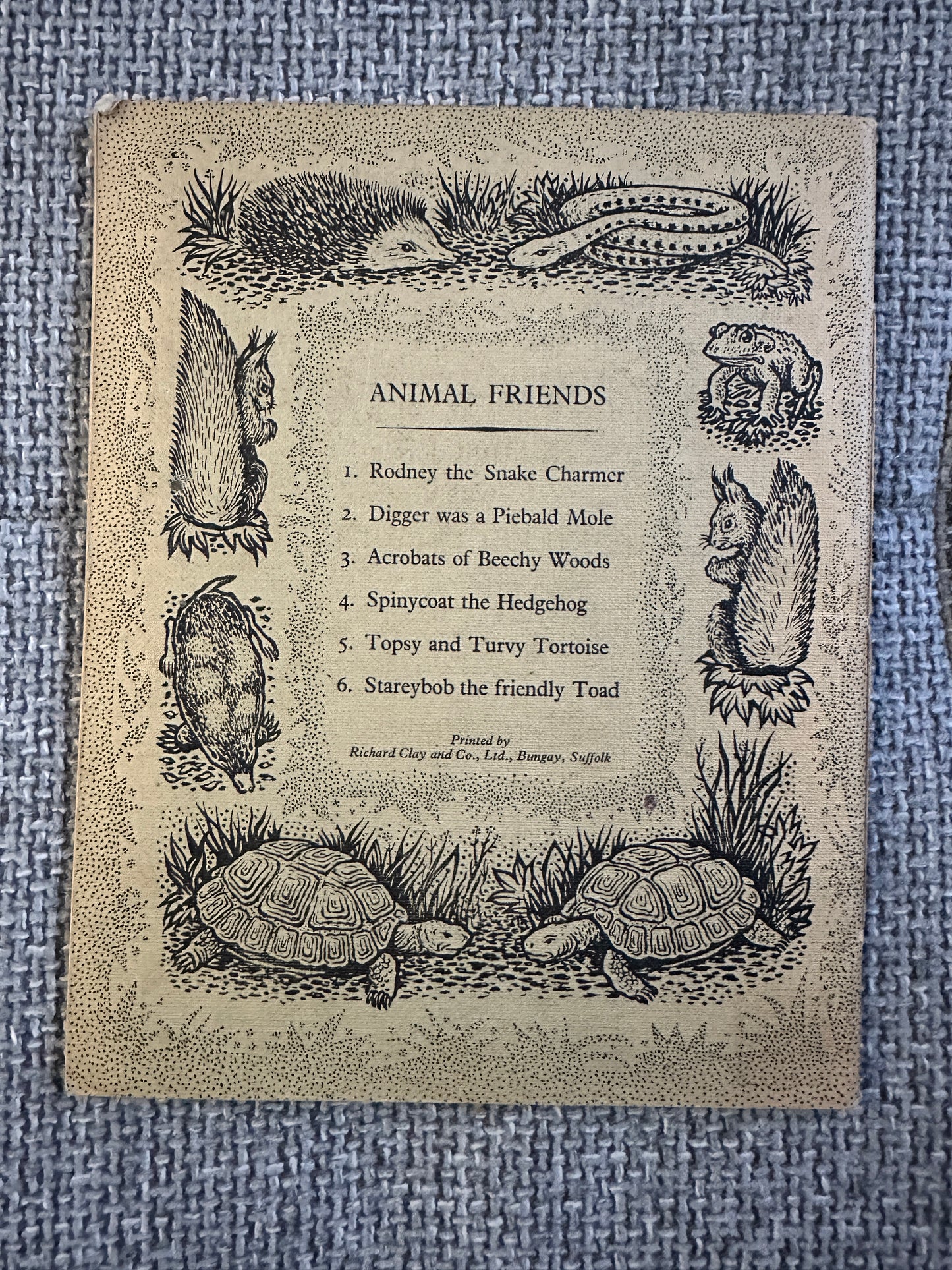 1957*1st* Animal Friends 2 (Digger Was A Piebald Mole) Christine Gittings(Kenneth Hauff Illust) Oxford University Press