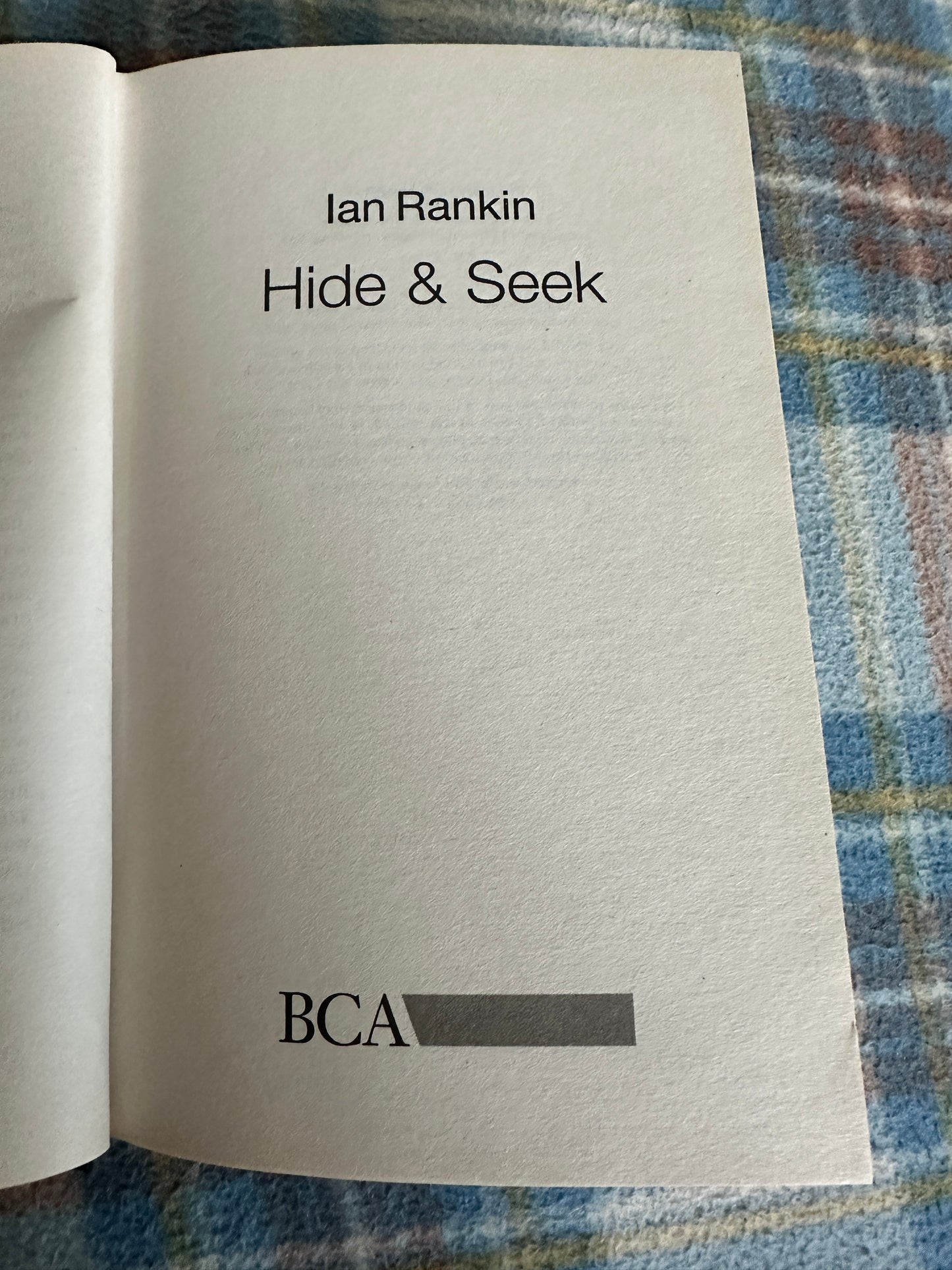 2007*1st* Hide & Seek - Ian Rankin(BCA)