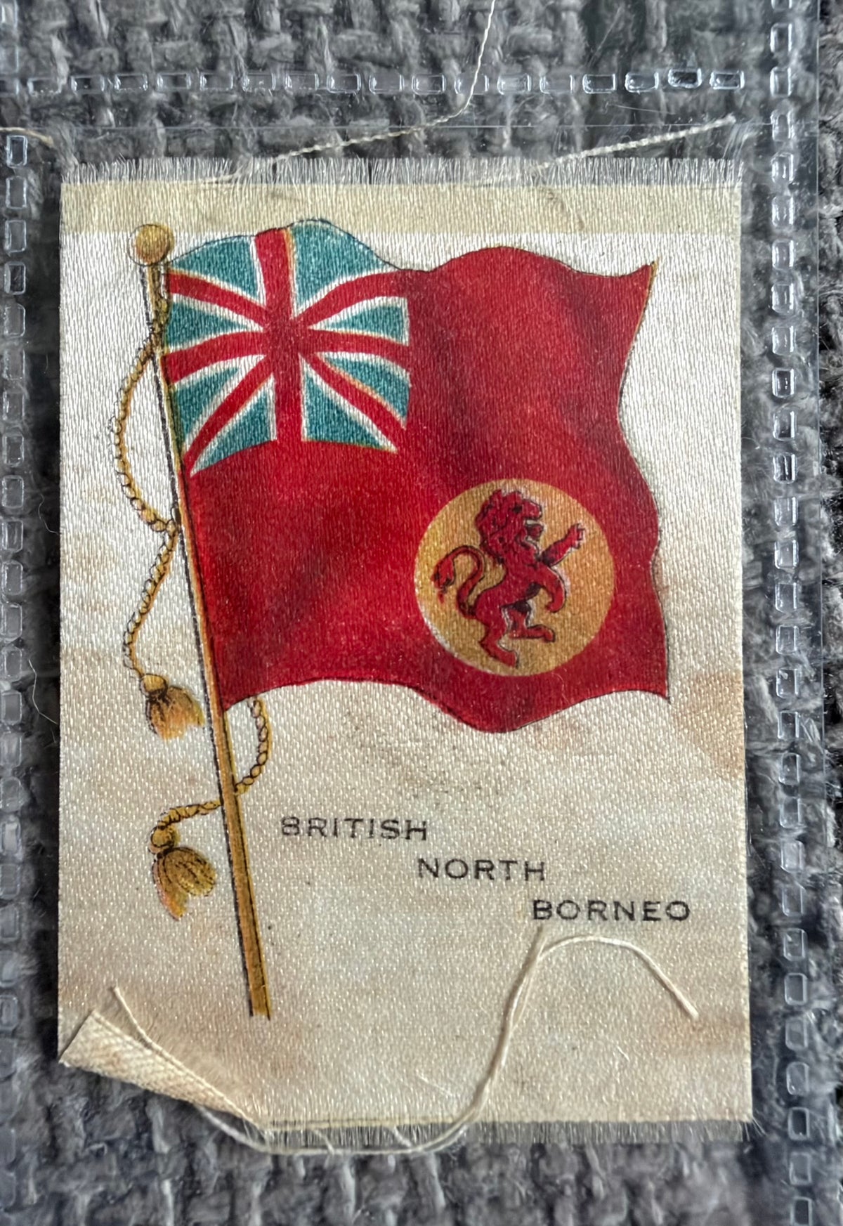 12 Vintage Silk Flag Cigarette Cards — B.D.V. / Godfrey Phillips — Early 1900s World Flags Collection