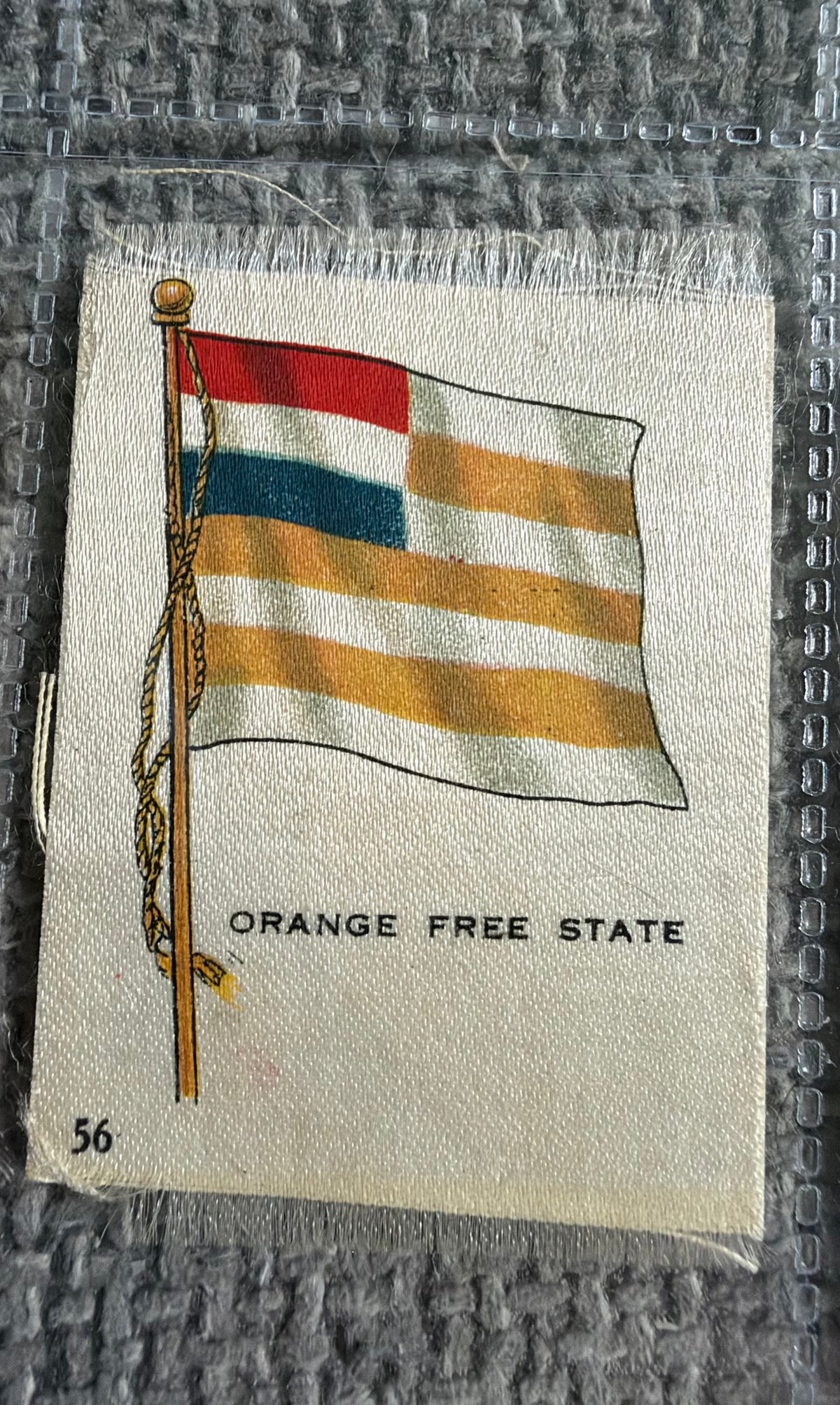 12 Vintage Silk Flag Cigarette Cards — B.D.V. / Godfrey Phillips — Early 1900s World Flags Collection