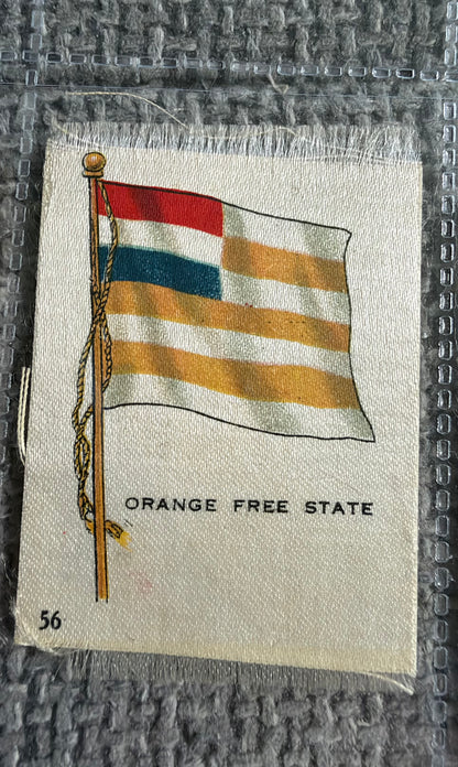 12 Vintage Silk Flag Cigarette Cards — B.D.V. / Godfrey Phillips — Early 1900s World Flags Collection