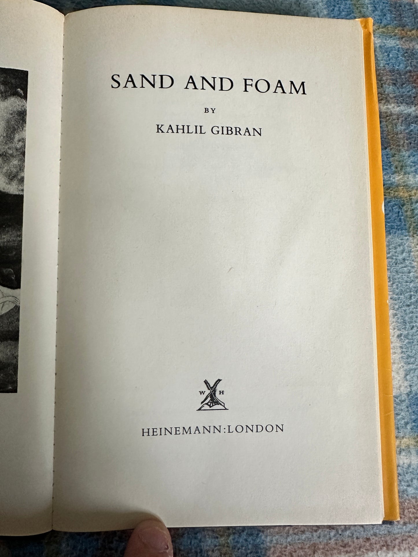 1974 Sand & Foam - Kahlil Gibran(William Heinemann)