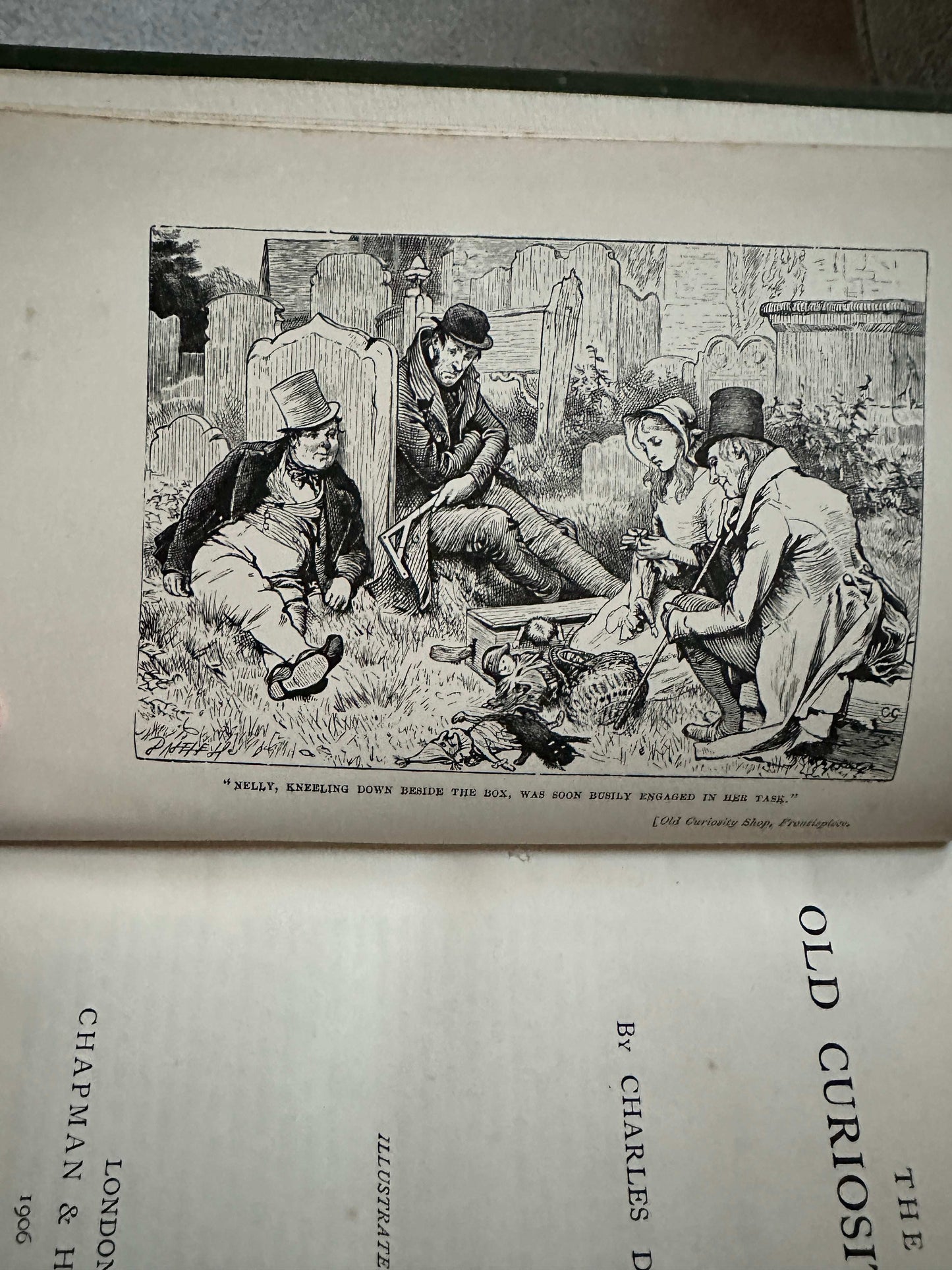 1906 The Old Curiosity Shop - Charles Dickens (Illust Phiz, Cattermole etc) Chapman & Hall