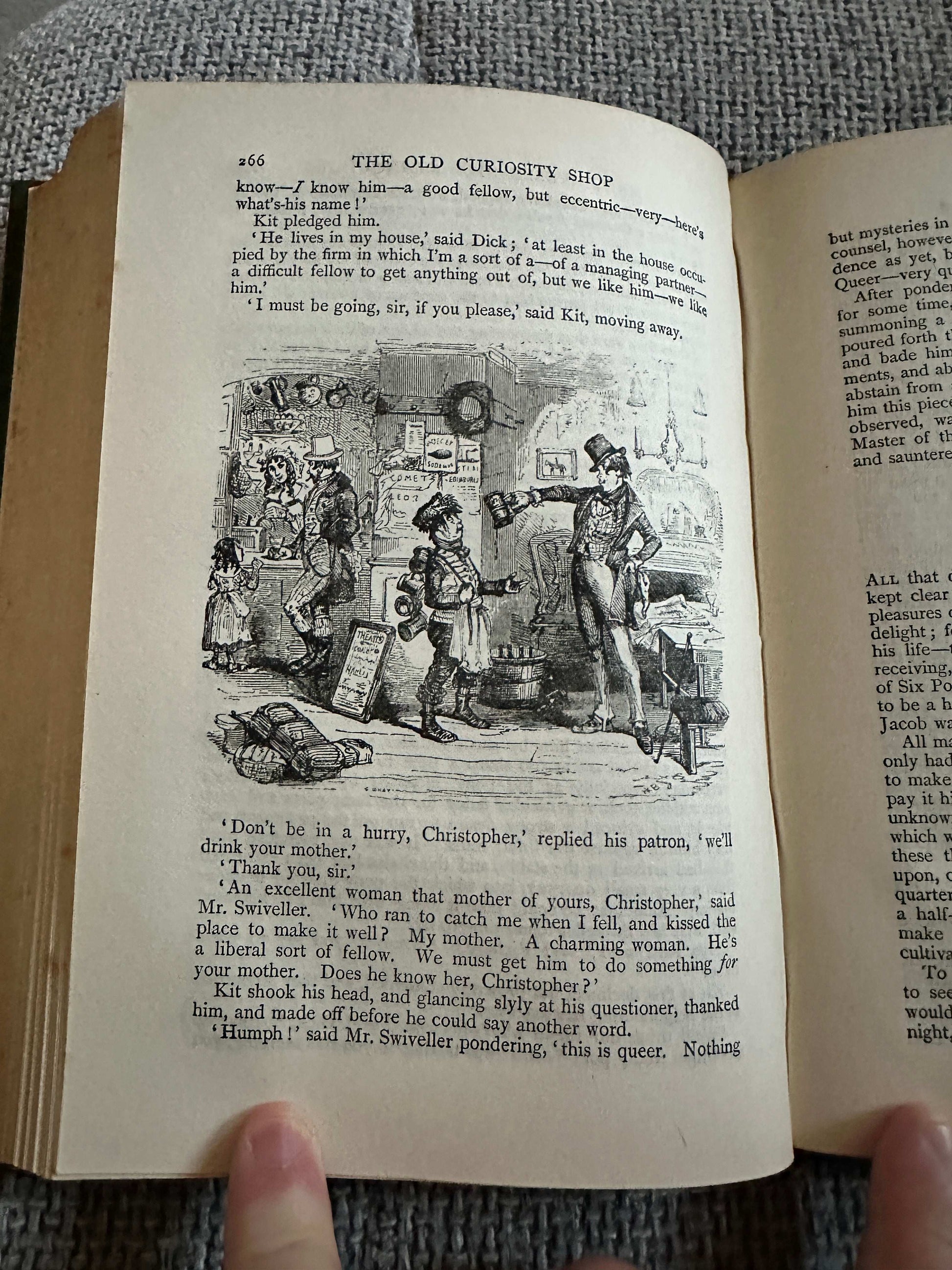 1906 The Old Curiosity Shop - Charles Dickens (Illust Phiz, Cattermole etc) Chapman & Hall