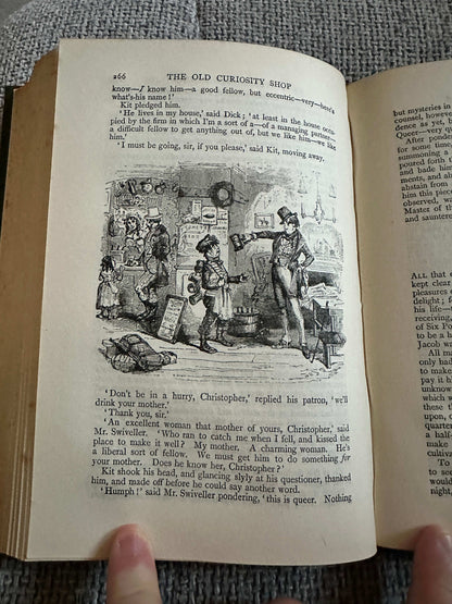 1906 The Old Curiosity Shop - Charles Dickens (Illust Phiz, Cattermole etc) Chapman & Hall