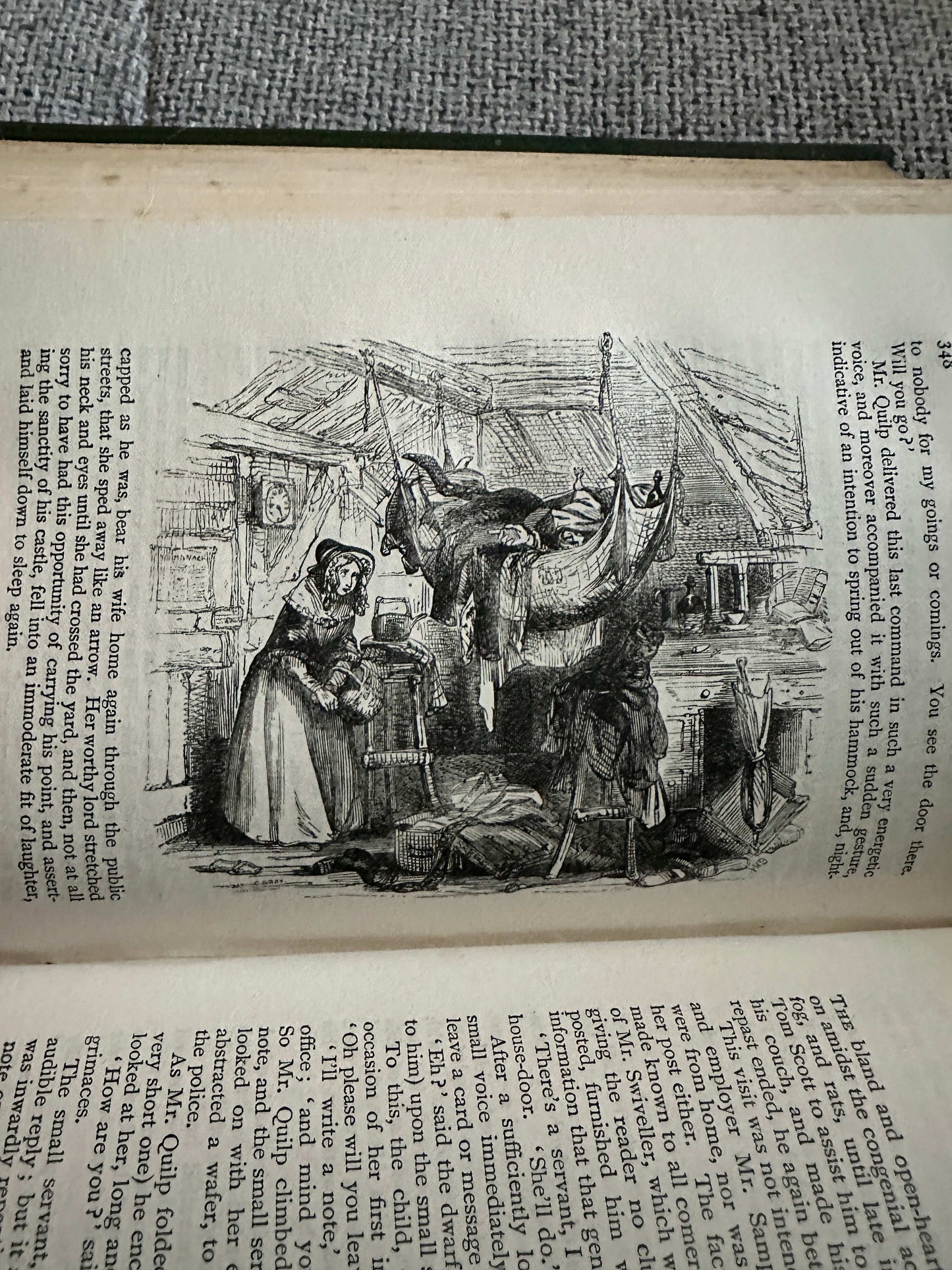 1906 The Old Curiosity Shop - Charles Dickens (Illust Phiz, Cattermole etc) Chapman & Hall