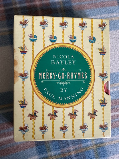 1987 Box Set Merry Go Rhymes - Nicola Bayley(Illustrated) Paul Manning text(Walker Books)