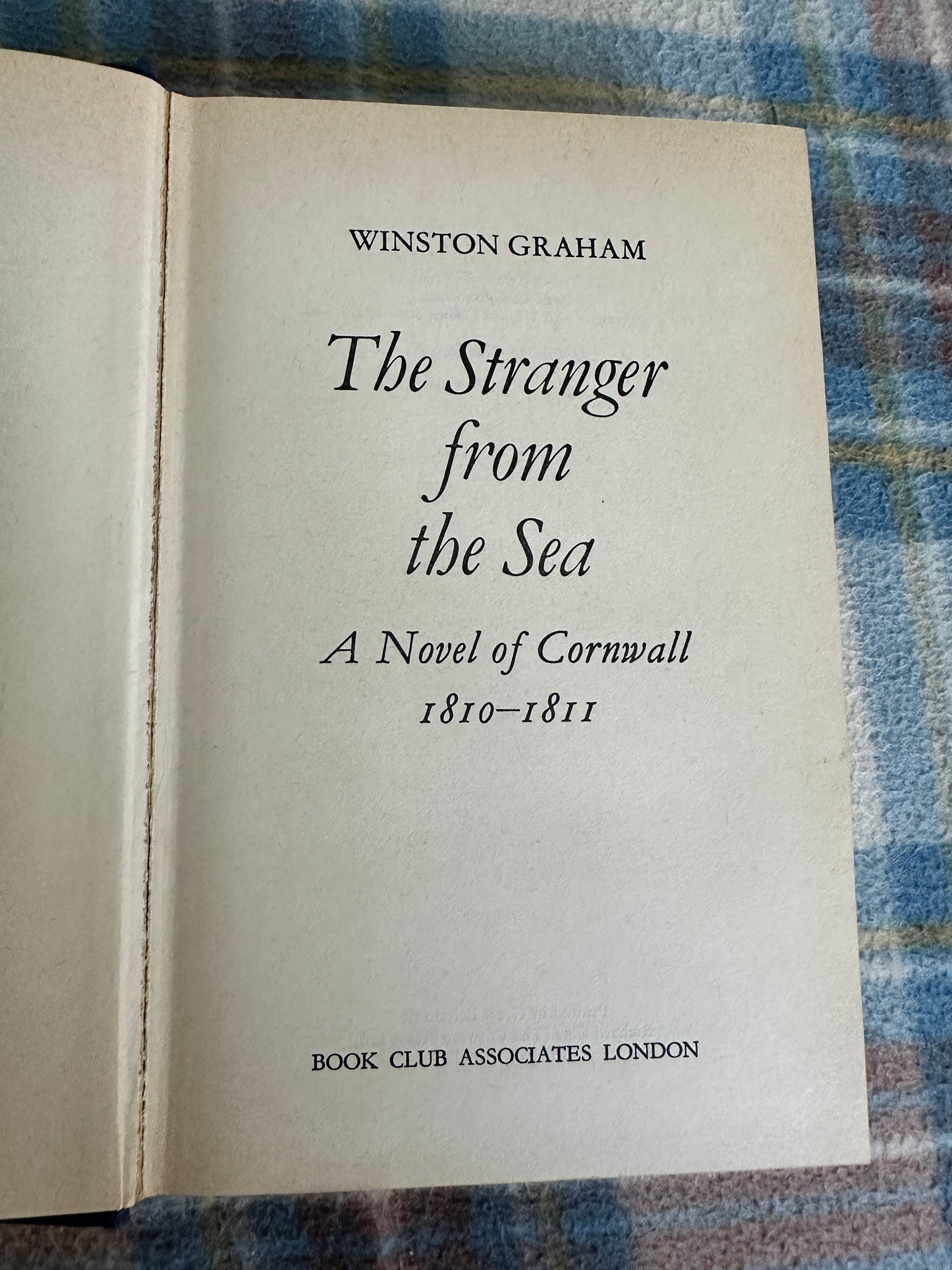 1982*1st* The Stranger From The Sea (8th Poldark novel) Winston Graham(Book Club)