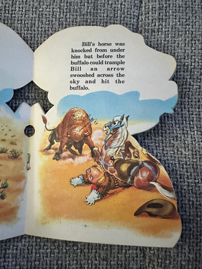 1970’s Buffalo Bill (Children’s Leisure Products Ltd) shaped book