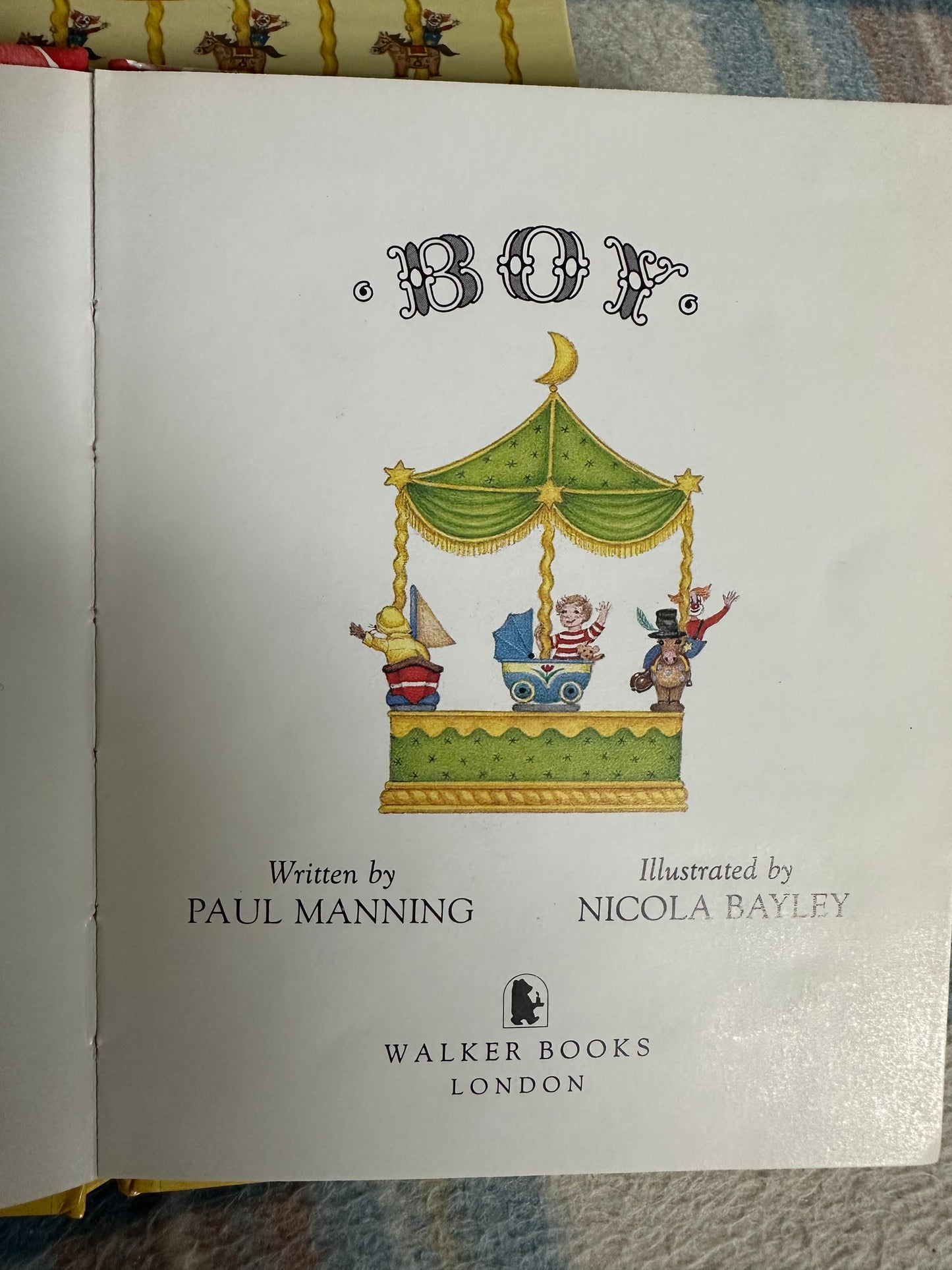 1987 Box Set Merry Go Rhymes - Nicola Bayley(Illustrated) Paul Manning text(Walker Books)