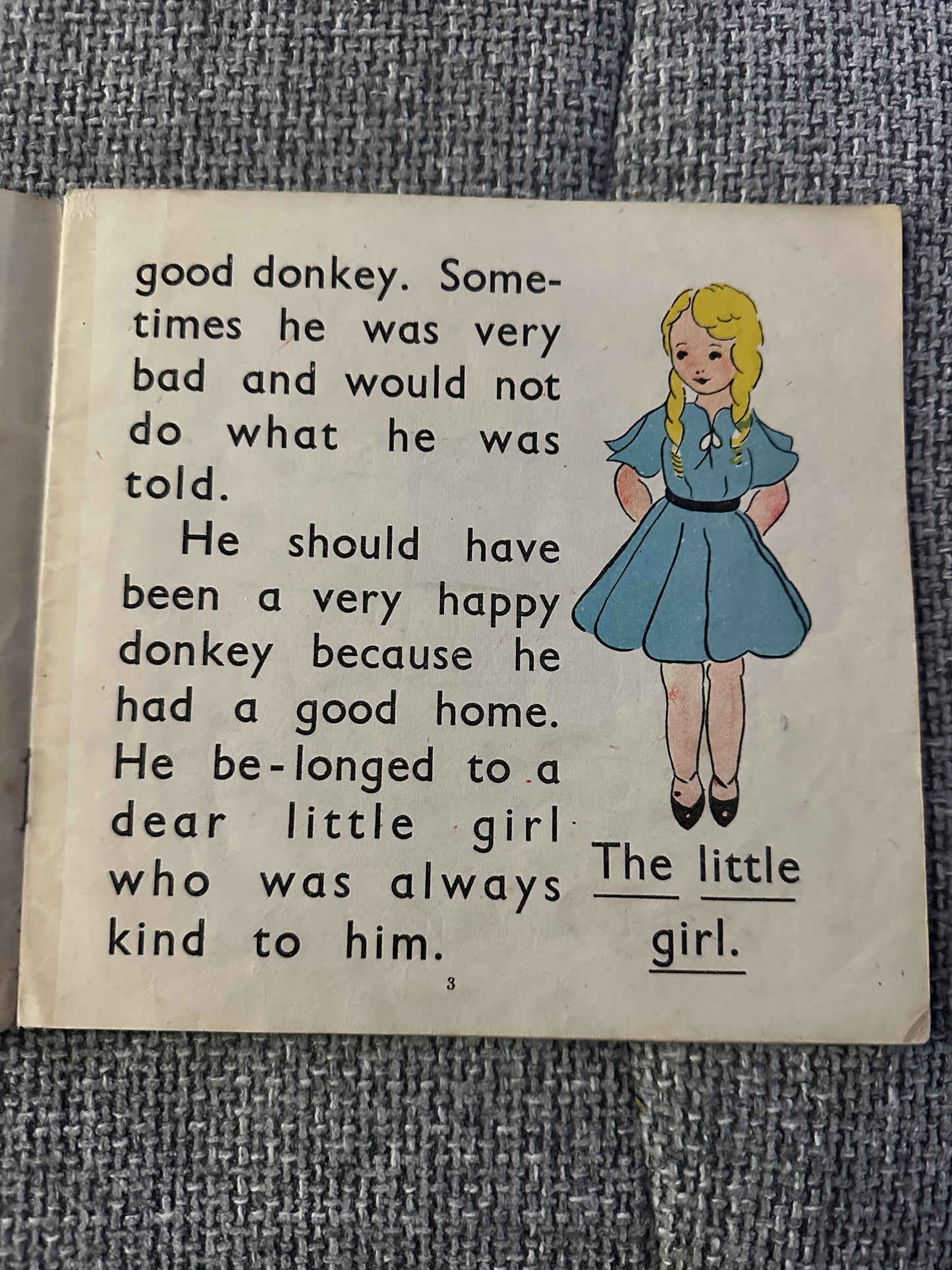 1960’s The Little Donkey(Little Things no5) Molly Clarke(A. Wheaton & Co Ltd)