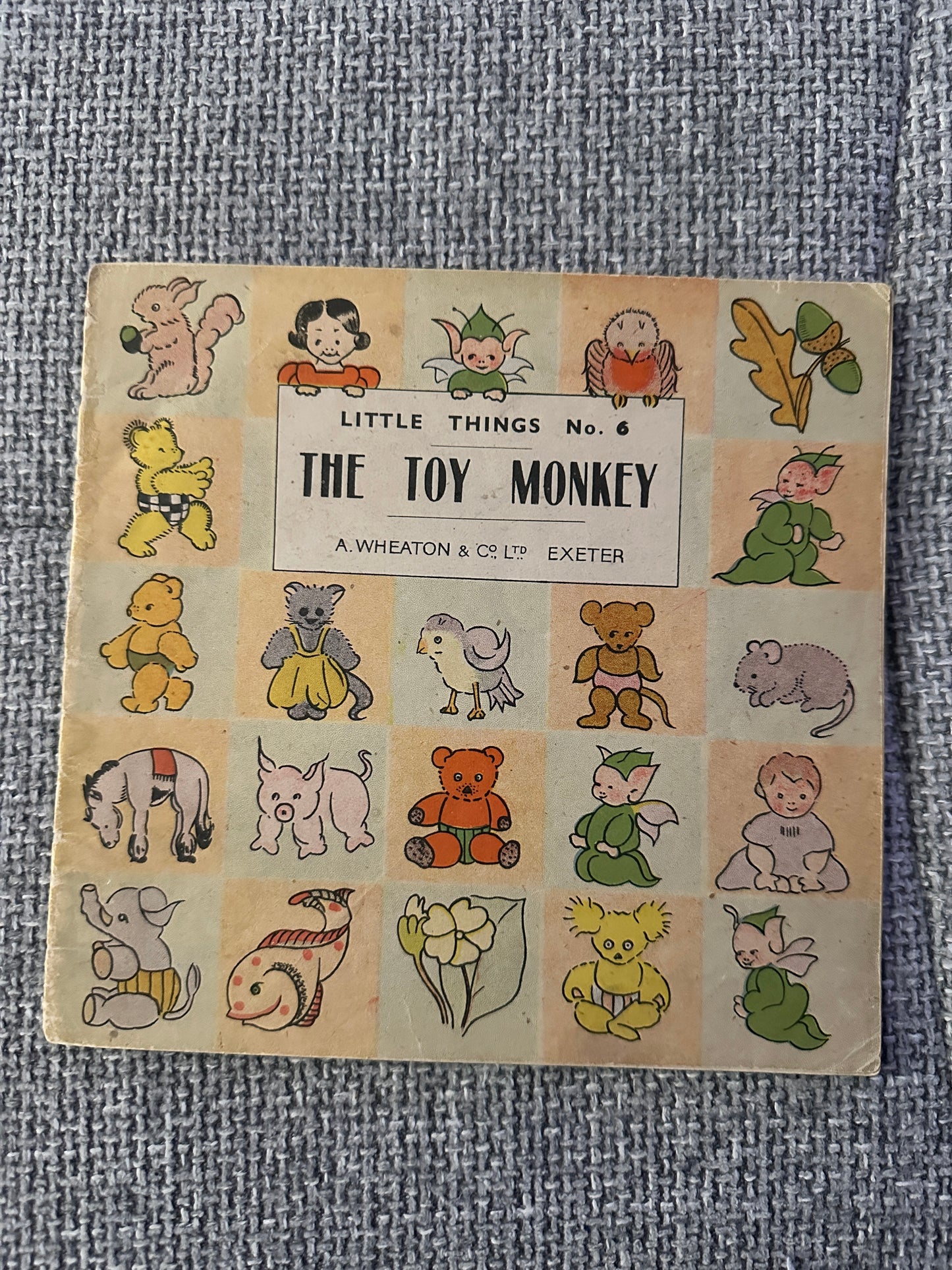 1960’s The Toy Monkey(Little Things no 6) Molly Clarke(A. Wheaton & Co Ltd)