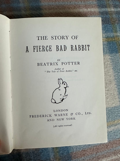 1984 The Story Of A Fierce Bad Rabbit - Beatrix Potter(Frederick Warne & Co Ltd