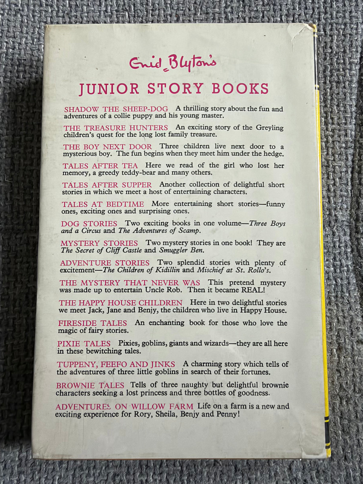 1968 Brownie Tales - Enid Blyton (Collins) Junior Story Books