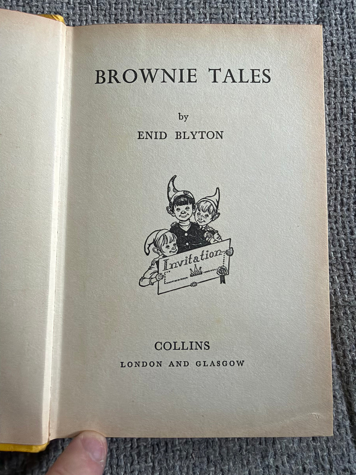 1968 Brownie Tales - Enid Blyton (Collins) Junior Story Books