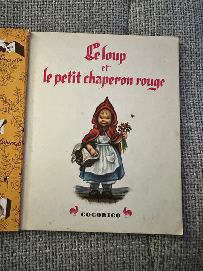 1948 Le Loup Et Le Petit Chaperon Rouge(E. O. Jones illustration)Cocorico publisher