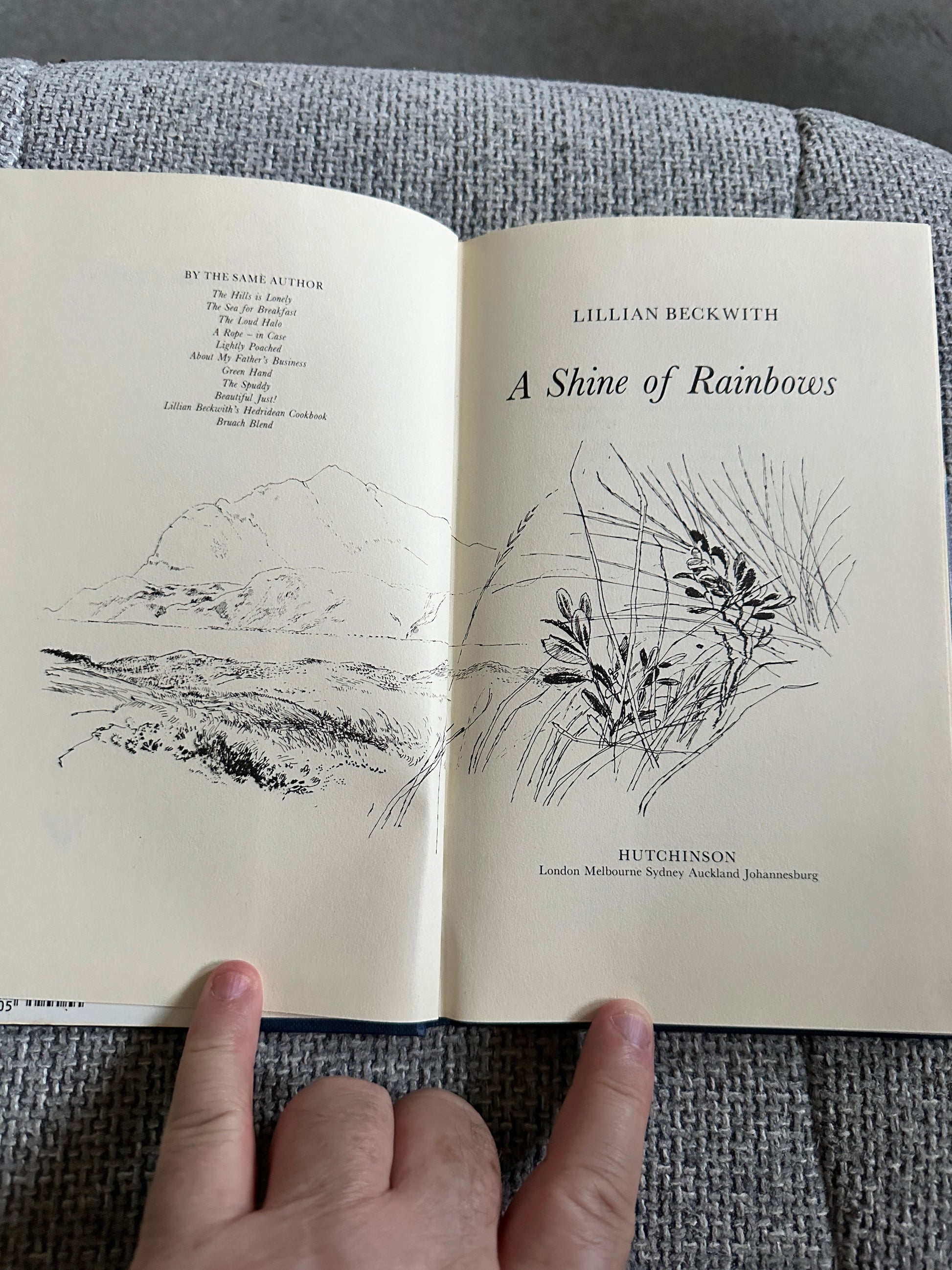 1984*1st* A Shine Of Rainbows - Lillian Beckwith (Hutchinson) - Honeyburn Books (UK)