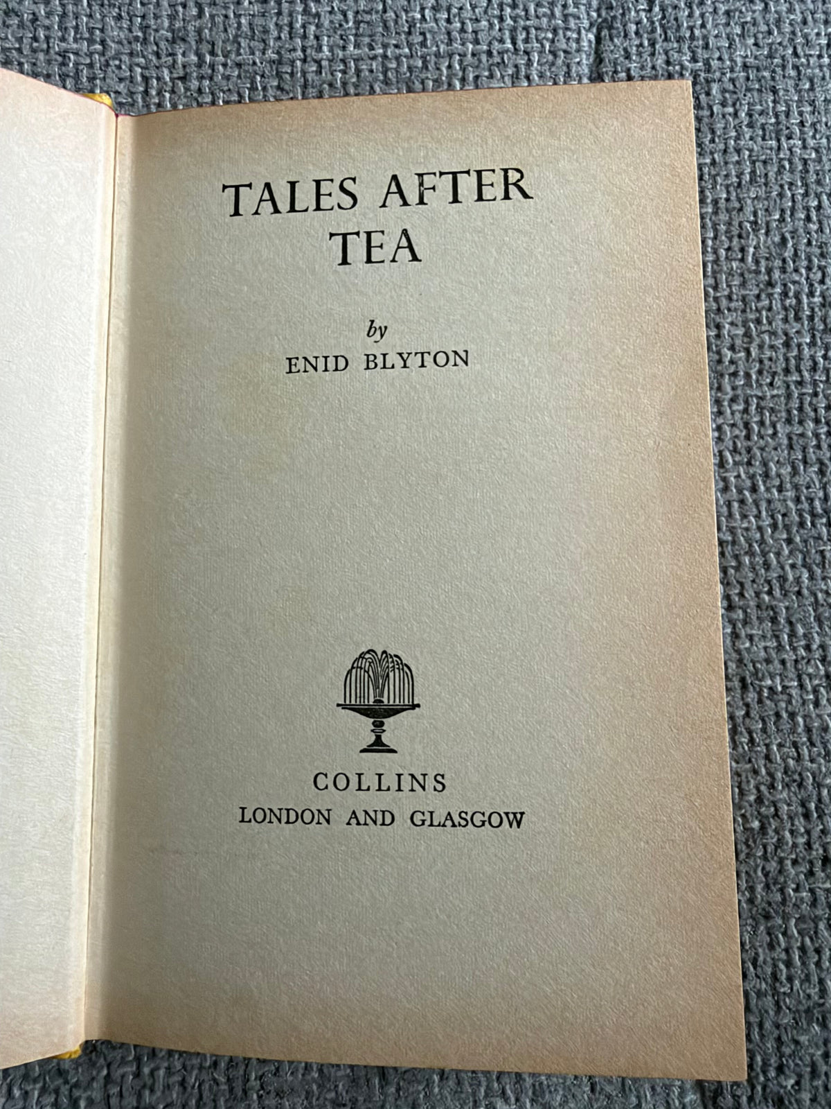 1966 Tales After Tea - Enid Blyton (Junior Story Books) Collins
