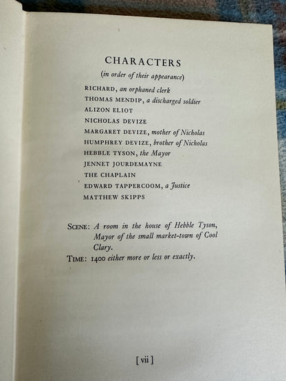 1949 The Lady’s Not For Burning - Christopher Fry(Oxford University Press