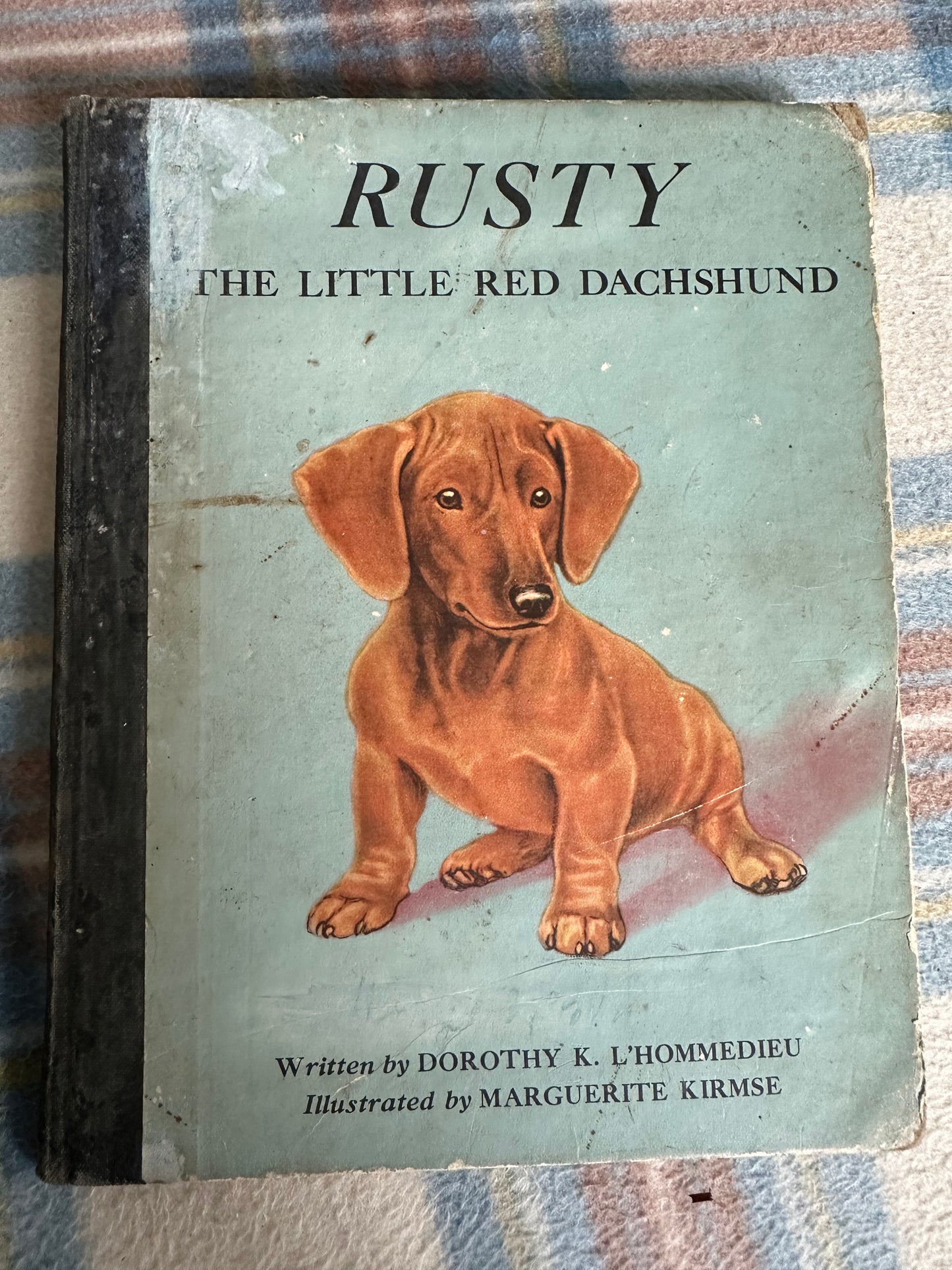 1949 Rusty The Little Red Dachshund - Dorothy L’Hommedieu(Marguerite Kirmse illustration)Robert Hale Ltd