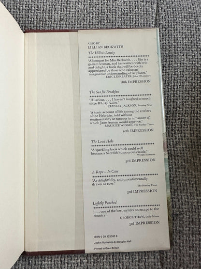 1975*1st* Beautiful Just! - Lillian Beckwith (Douglas Hall illustration) Hutchinson