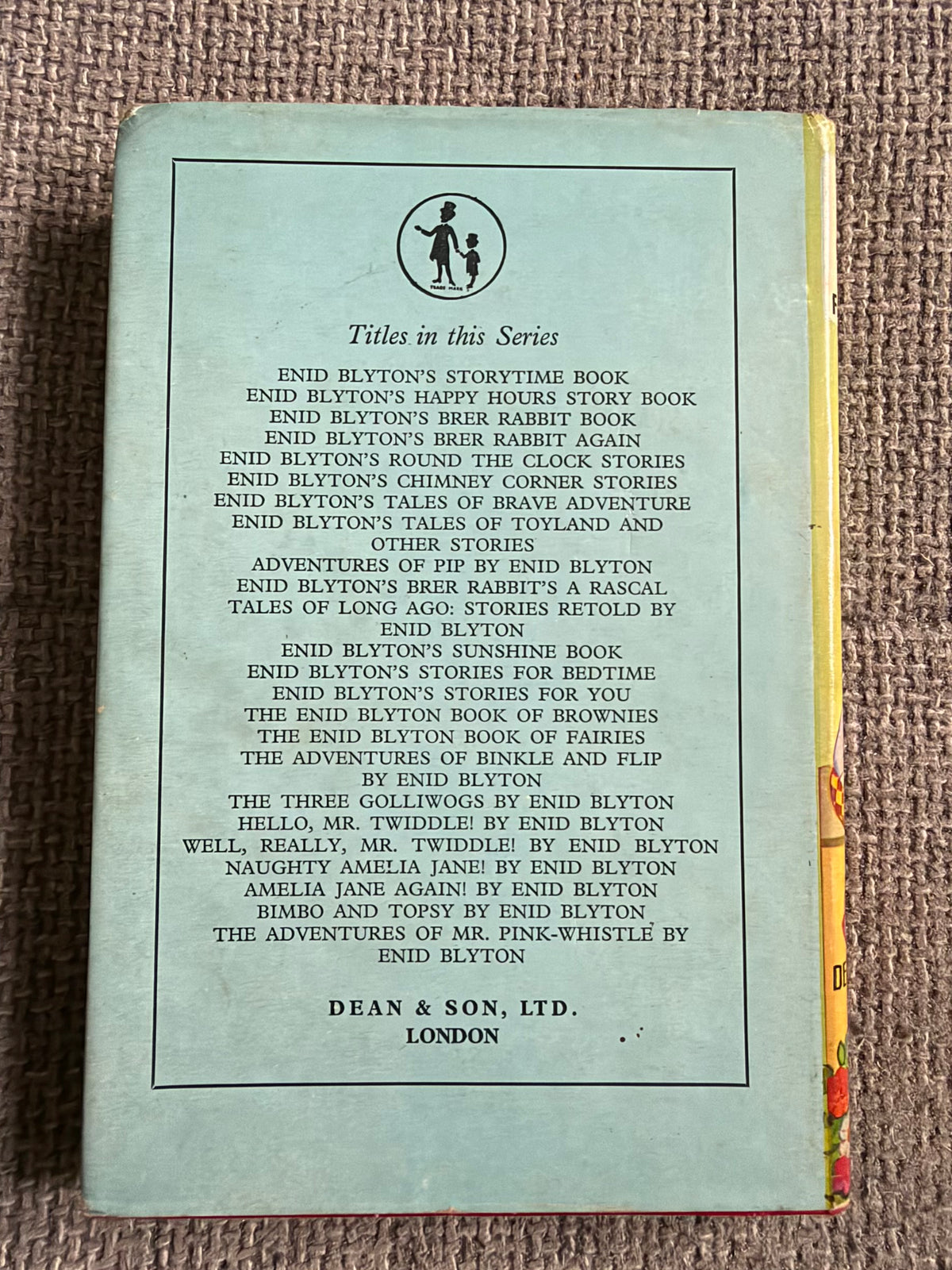 1967 The Book Of Fairies - Enid Blyton (Dean & Son Ltd)