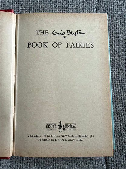 1967 The Book Of Fairies - Enid Blyton (Dean & Son Ltd)