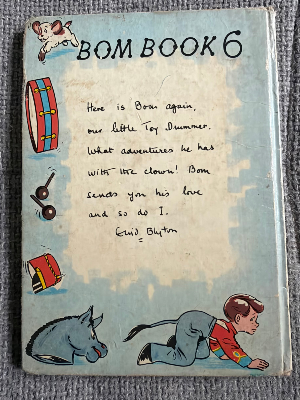 1959*1st* BOM & The Clown - Enid Blyton (R. Paul-Hoye illust) Brockhampton Press