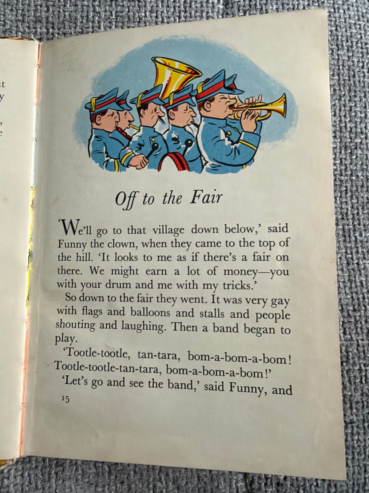 1959*1st* BOM & The Clown - Enid Blyton (R. Paul-Hoye illust) Brockhampton Press