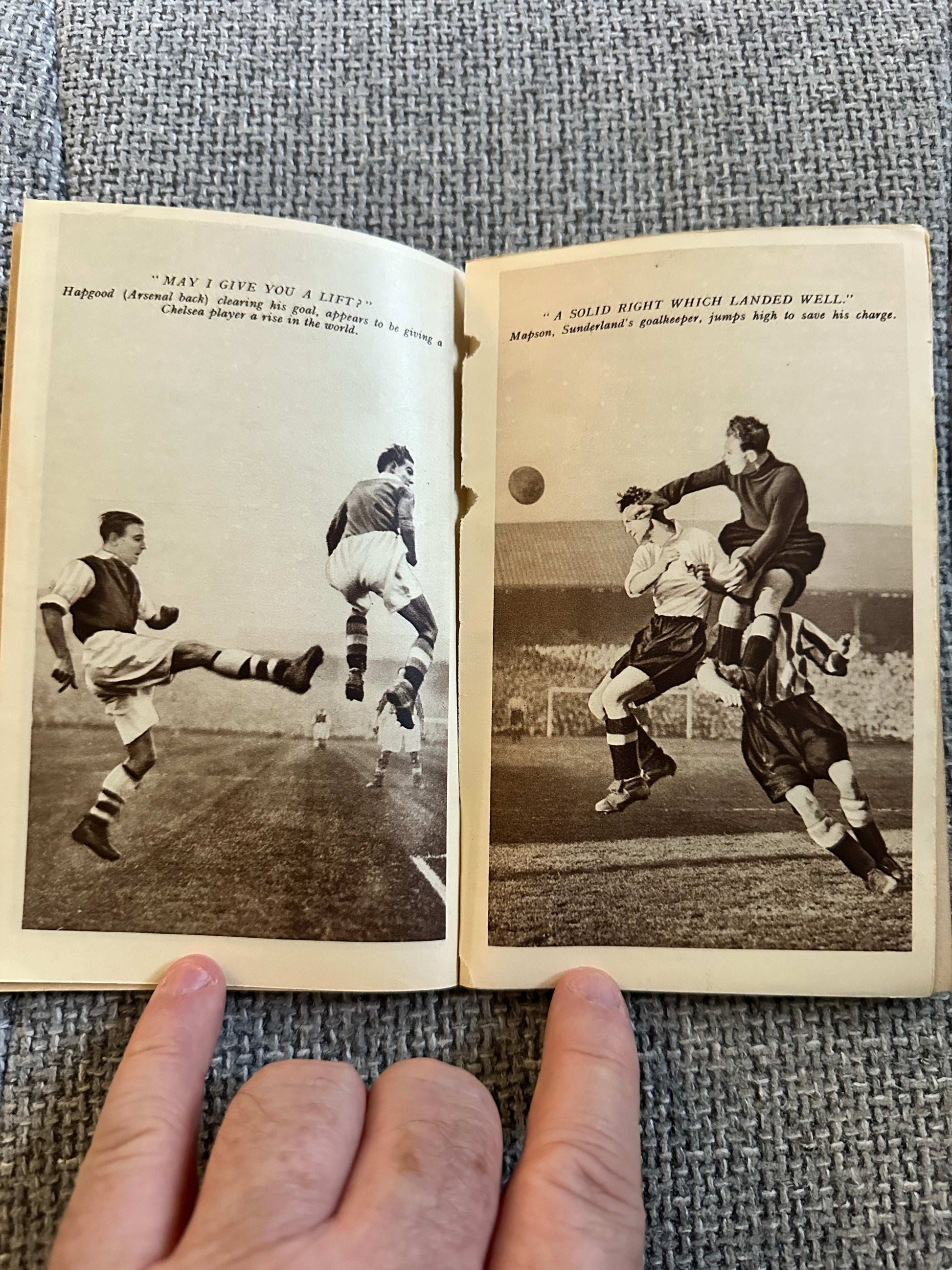 1938 The Inside Story Of Football - George F. Allison (Quaker Oats Ltd)