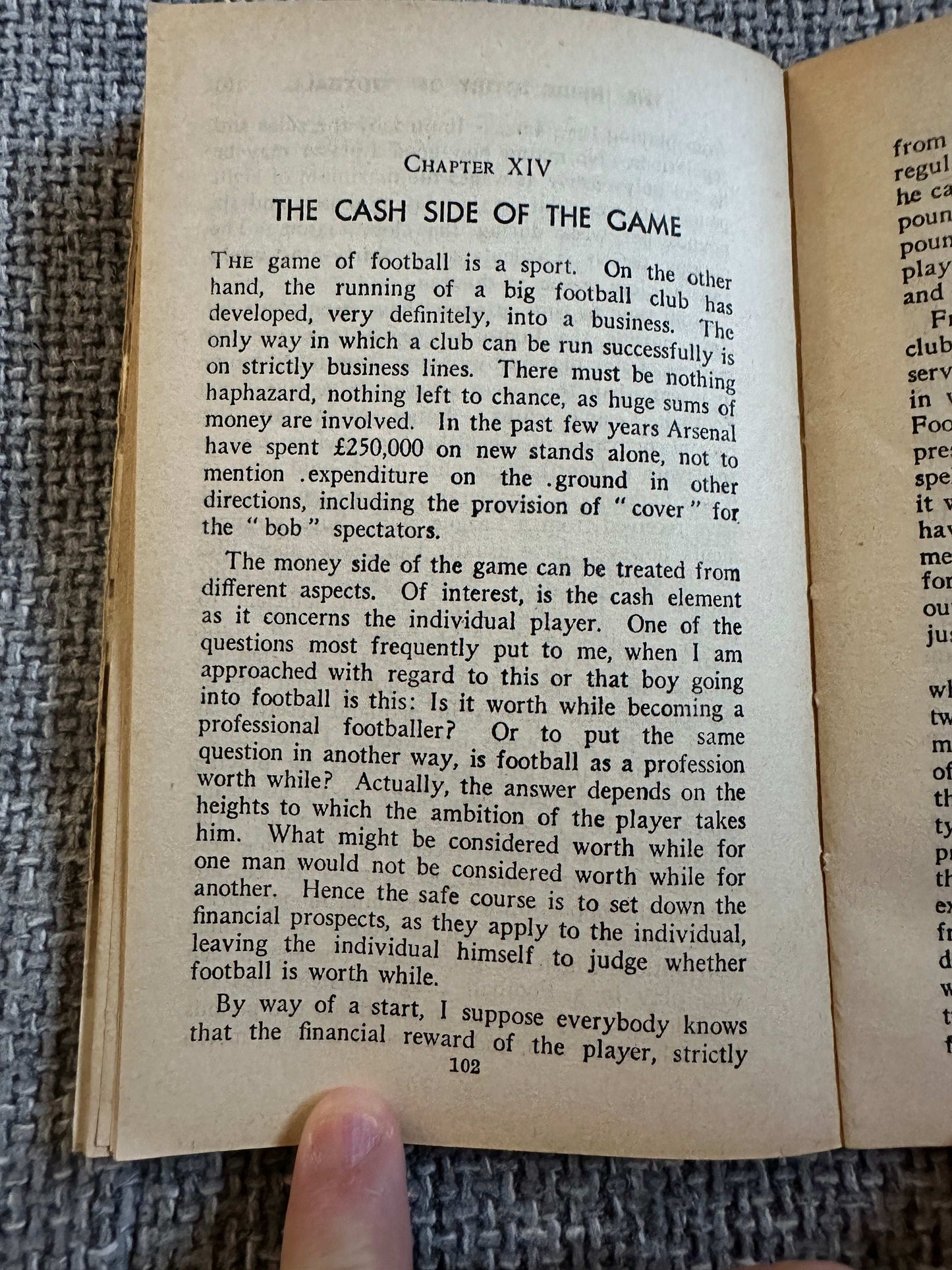 1938 The Inside Story Of Football - George F. Allison (Quaker Oats Ltd)