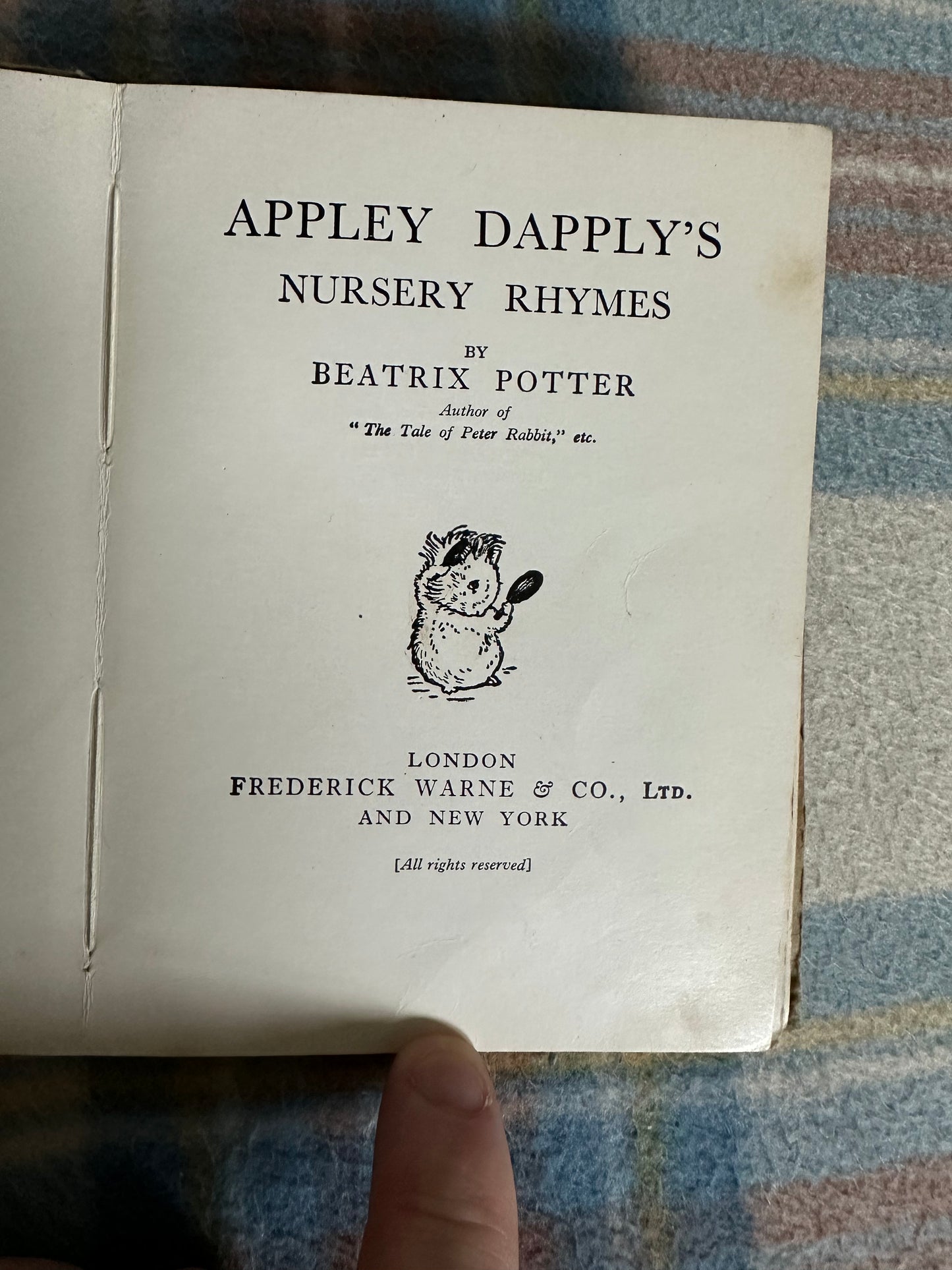 1968 Appley Dapply’s Nursery Rhymes - Beatrix Potter(Frederick Warne & Co Ltd)