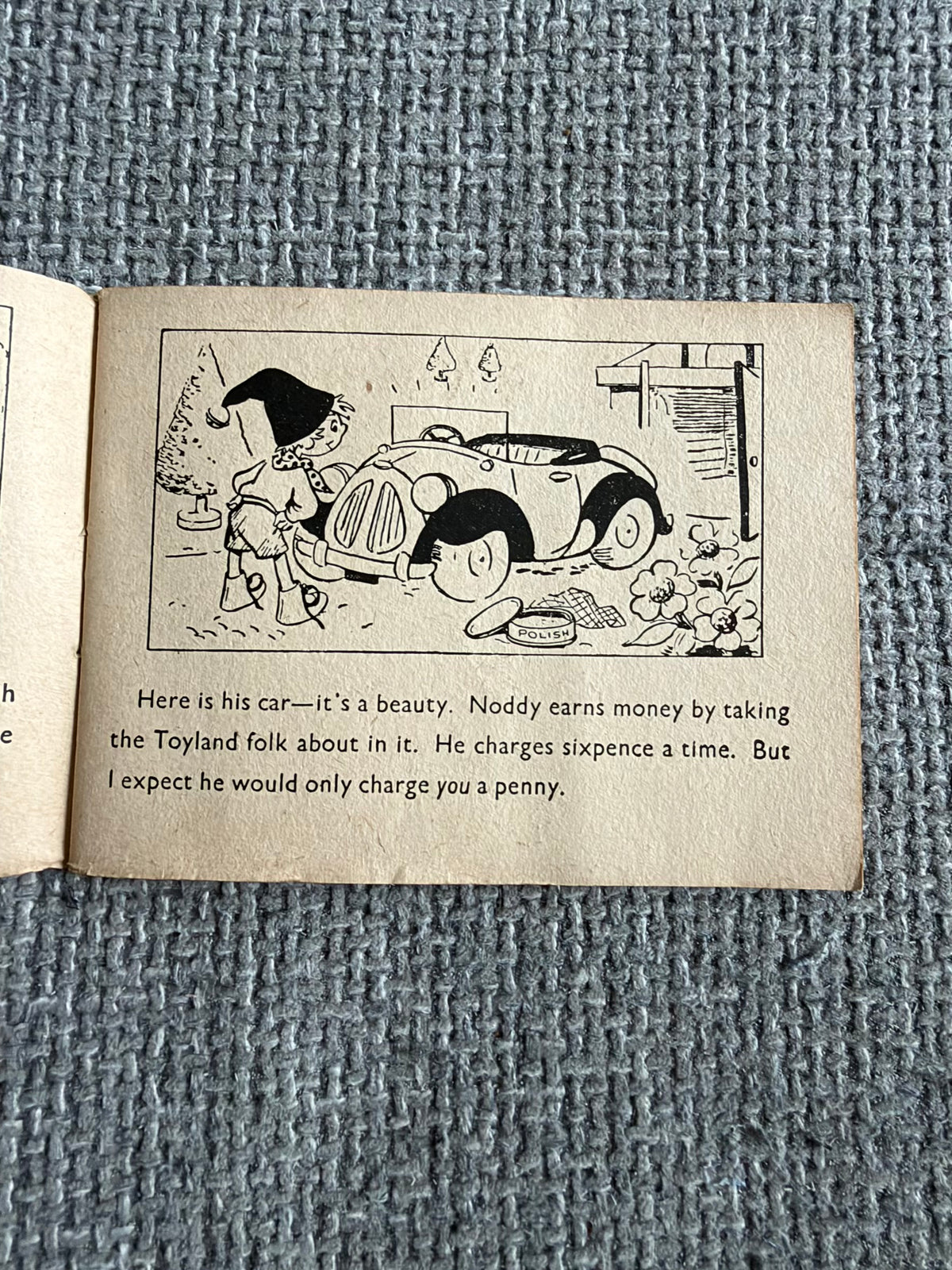 1956 Noddy & His Passengers (Toy Station Book 1) Enid Blyton (Harmsen Van der Beek illust) Sampson Low