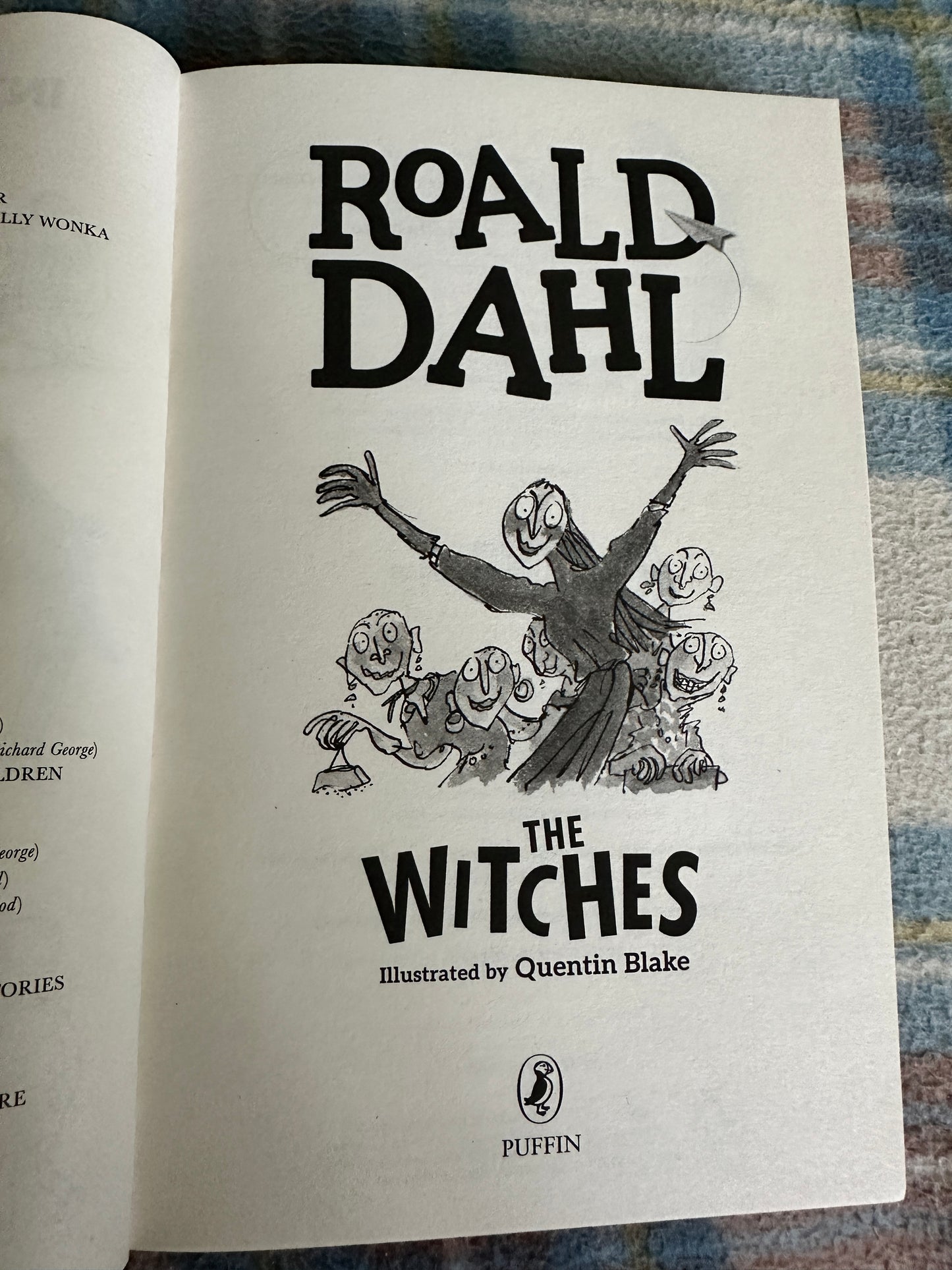 2016 The Witches - Roald Dahl(Quentin Blake illustration)Puffin Books