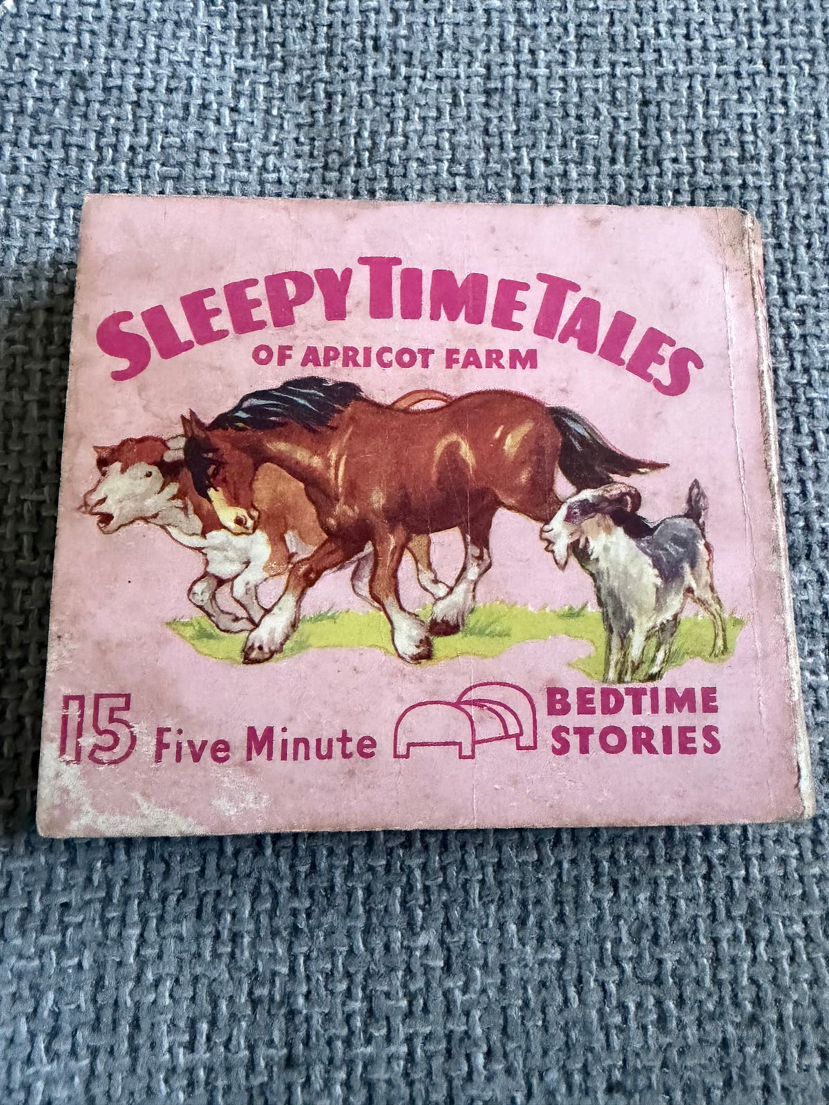 1958 Sleepy Time Tales of Apricot Farm (15min Bedtime Stories - Sheila Hodgetts (Sampson Low)