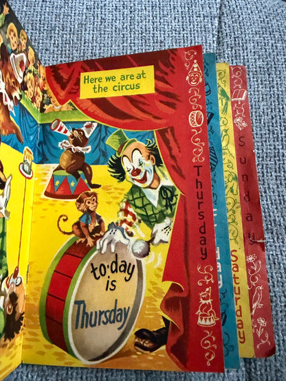 1950’s Happy Days Calander Leaflet Book - Justin Michman (The Children’s Press)